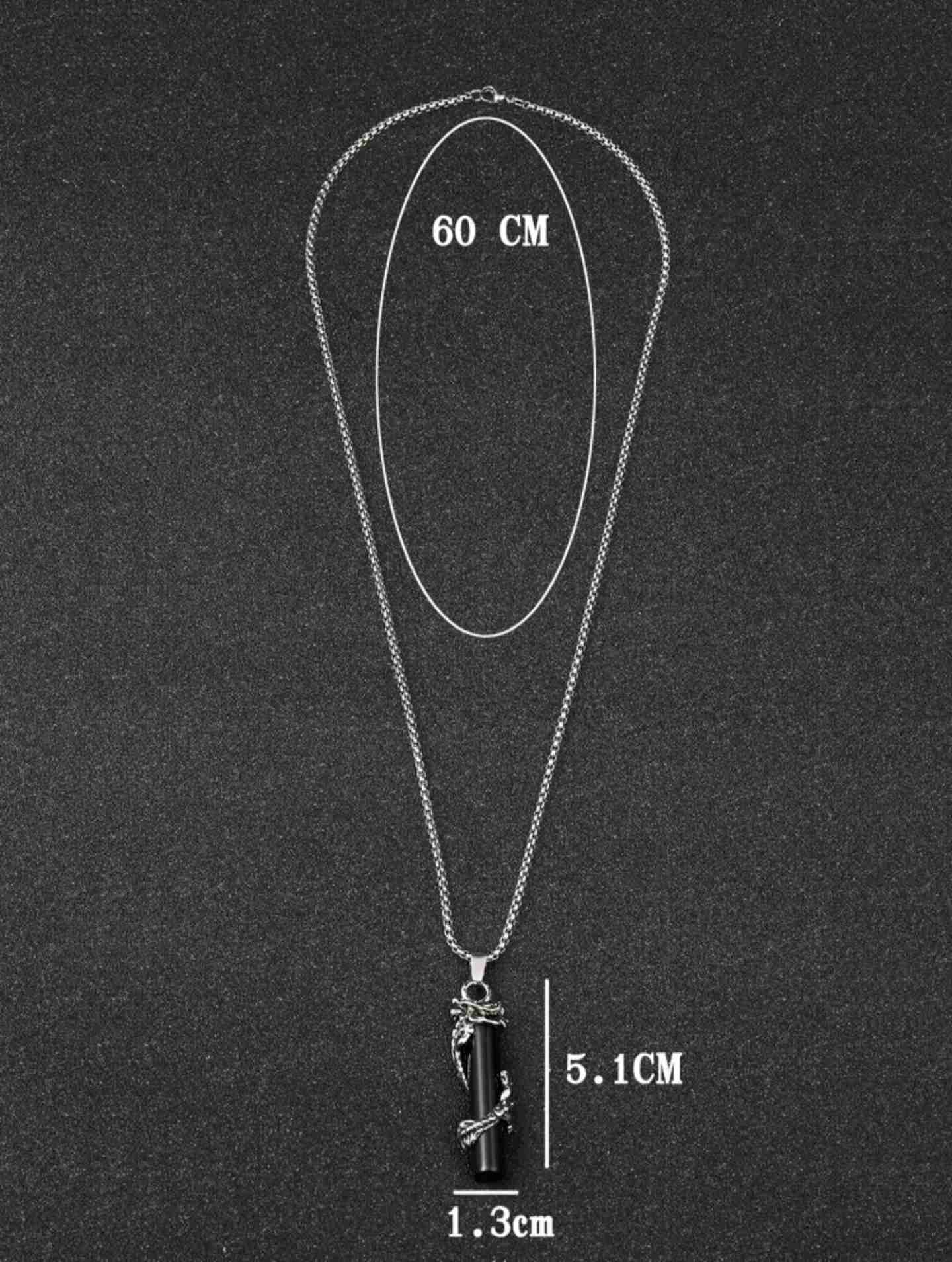 Collar con colgante dragón - miniatura 3