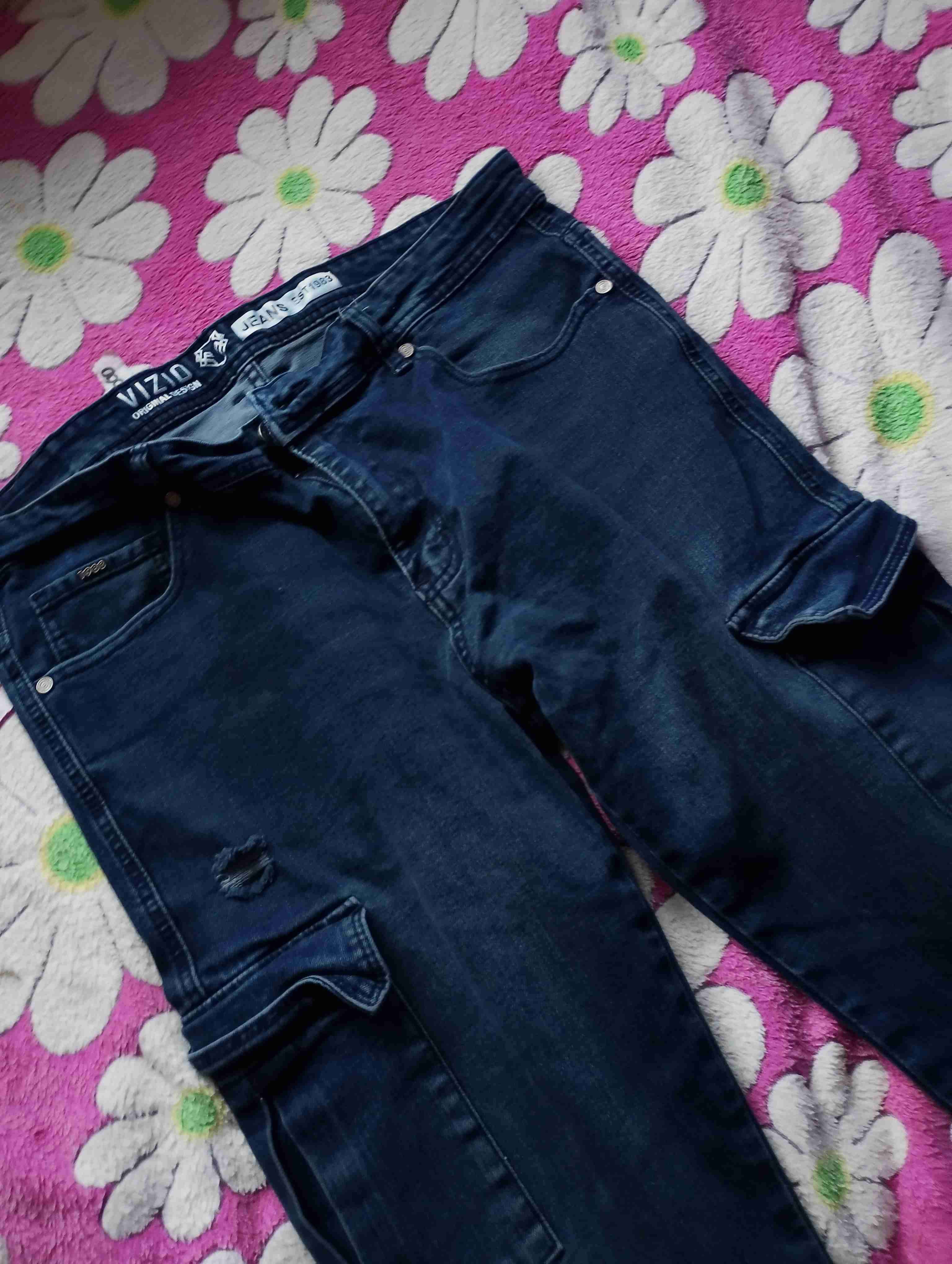 Pantalones cargo azul oscuro - miniatura 2
