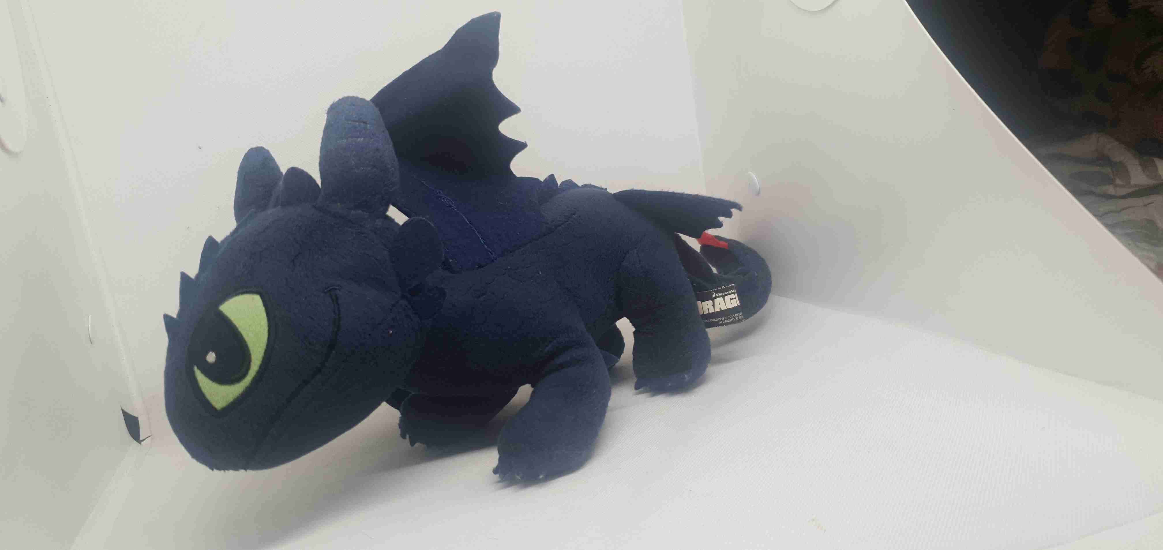 Peluche dragón negro Como entrenar a tu dragón - miniatura 2