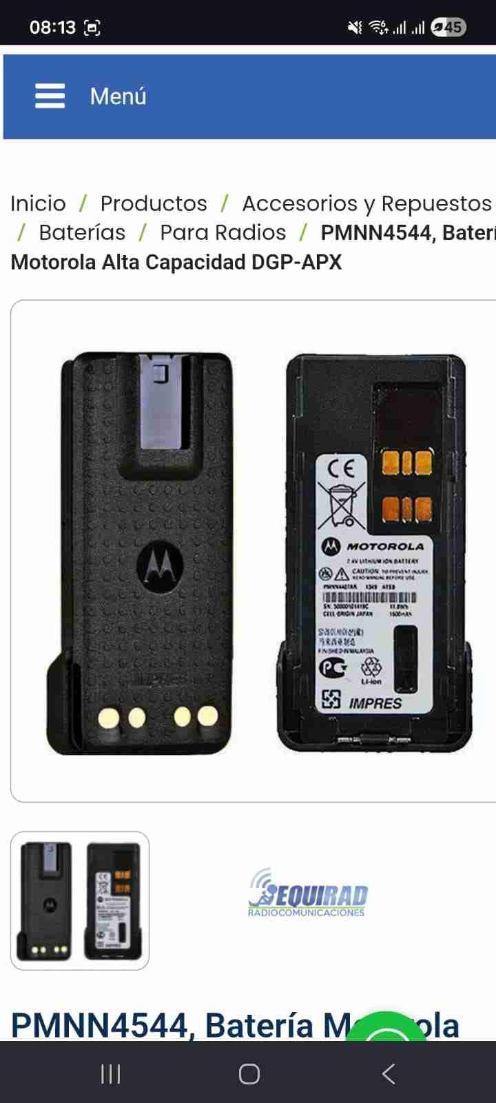 Accesorios Radio Motorola APX-DGP - miniatura 5