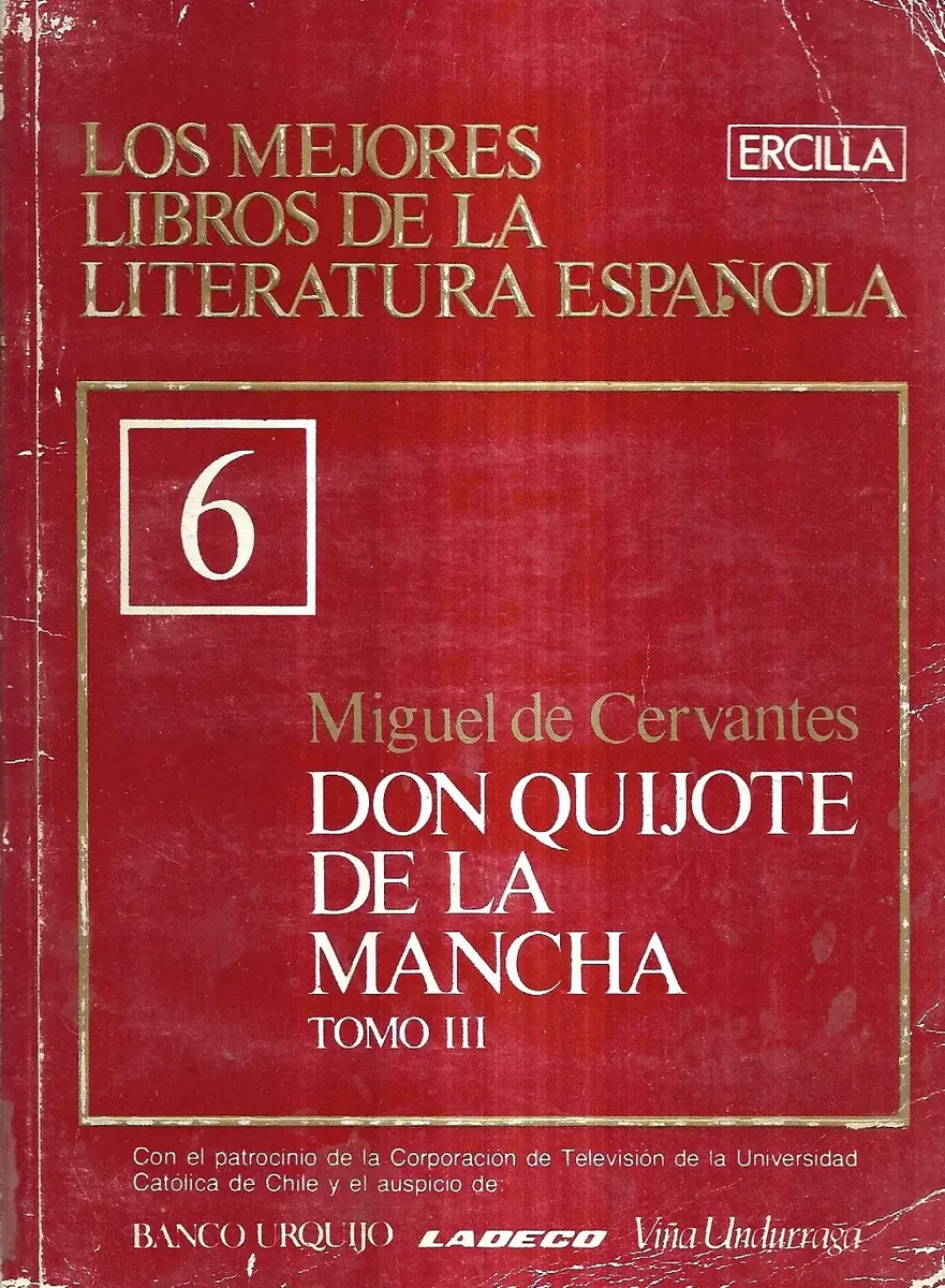 Libro Don Quijote de la Mancha Tomo III Cervantes