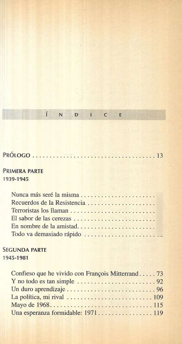 Libro Danielle Mitterrand / Memorias  / Detalle - miniatura 3