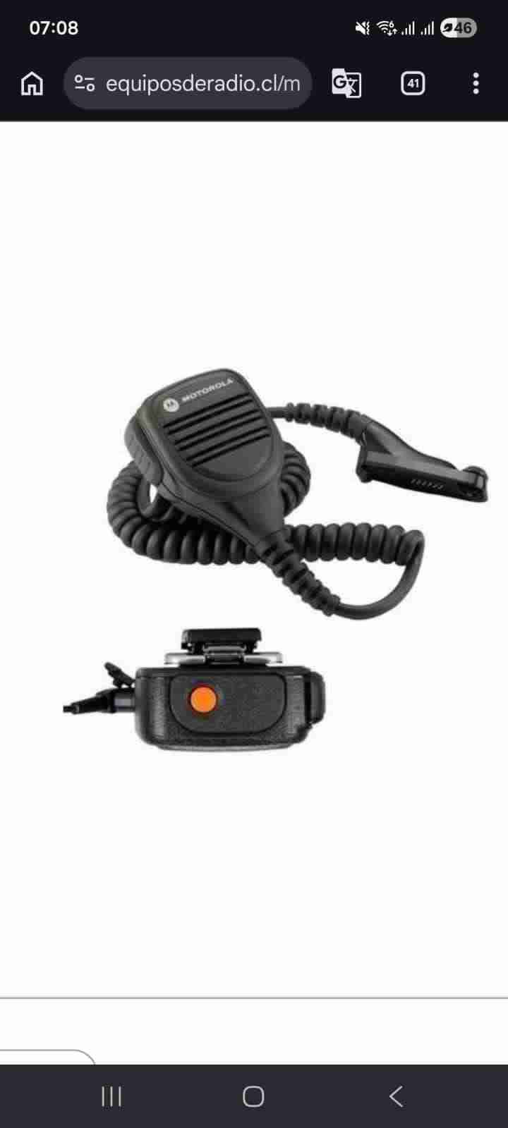 Microfono parlante IMPRES Radio Motorola APX-DGP - miniatura 1