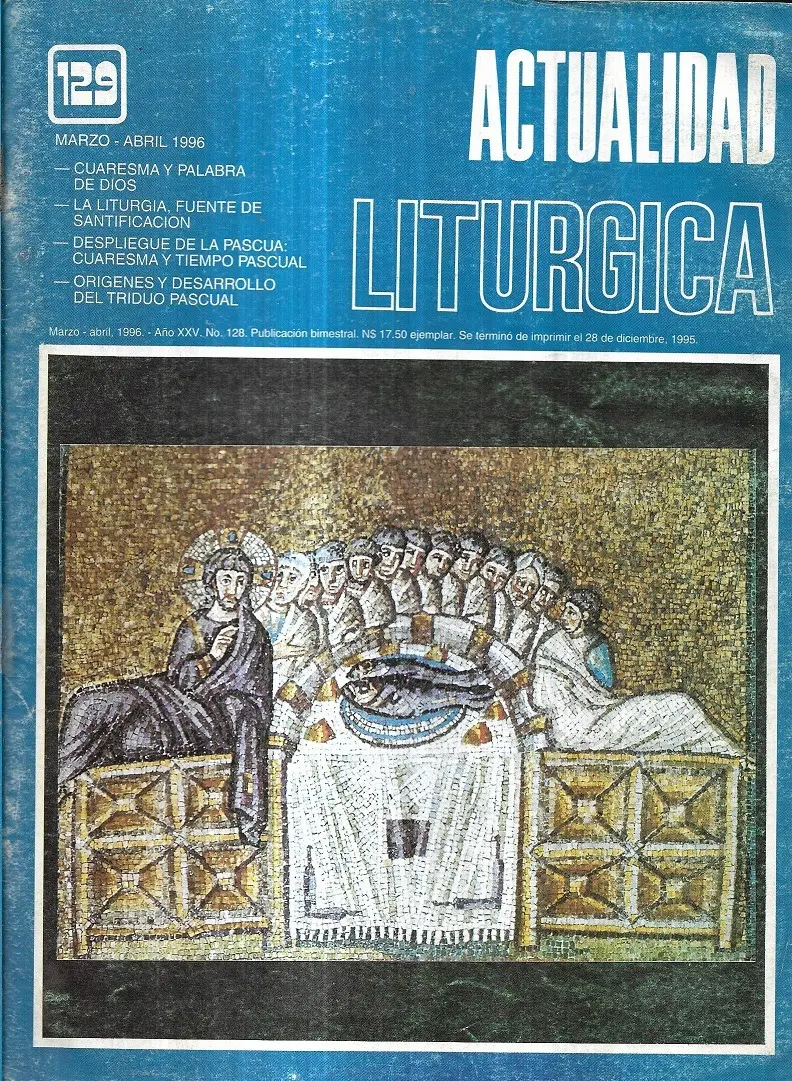 Revista Actualidad Litúrgica 1996 / n° 128 - miniatura 1