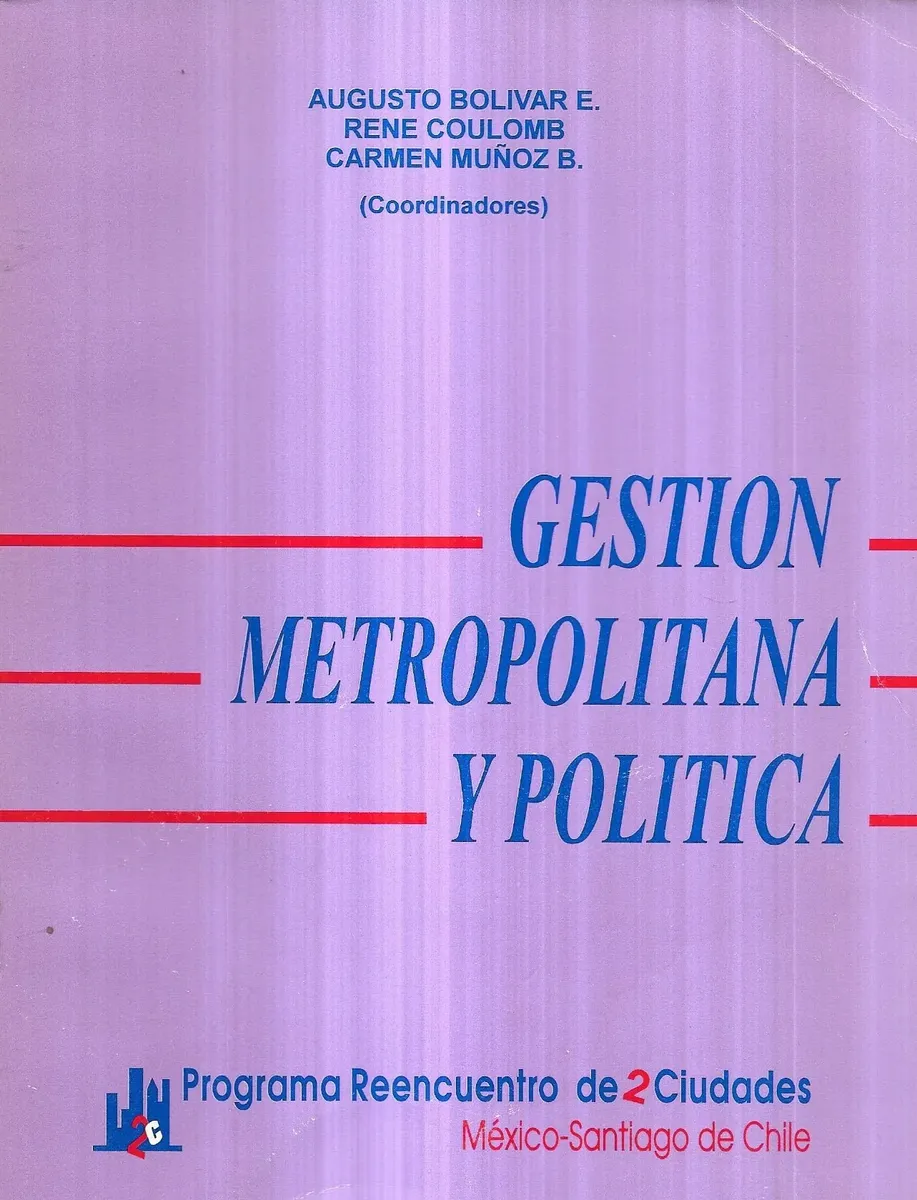 Libro Gestión Metropolitana Y Política / Bolívar - miniatura 1