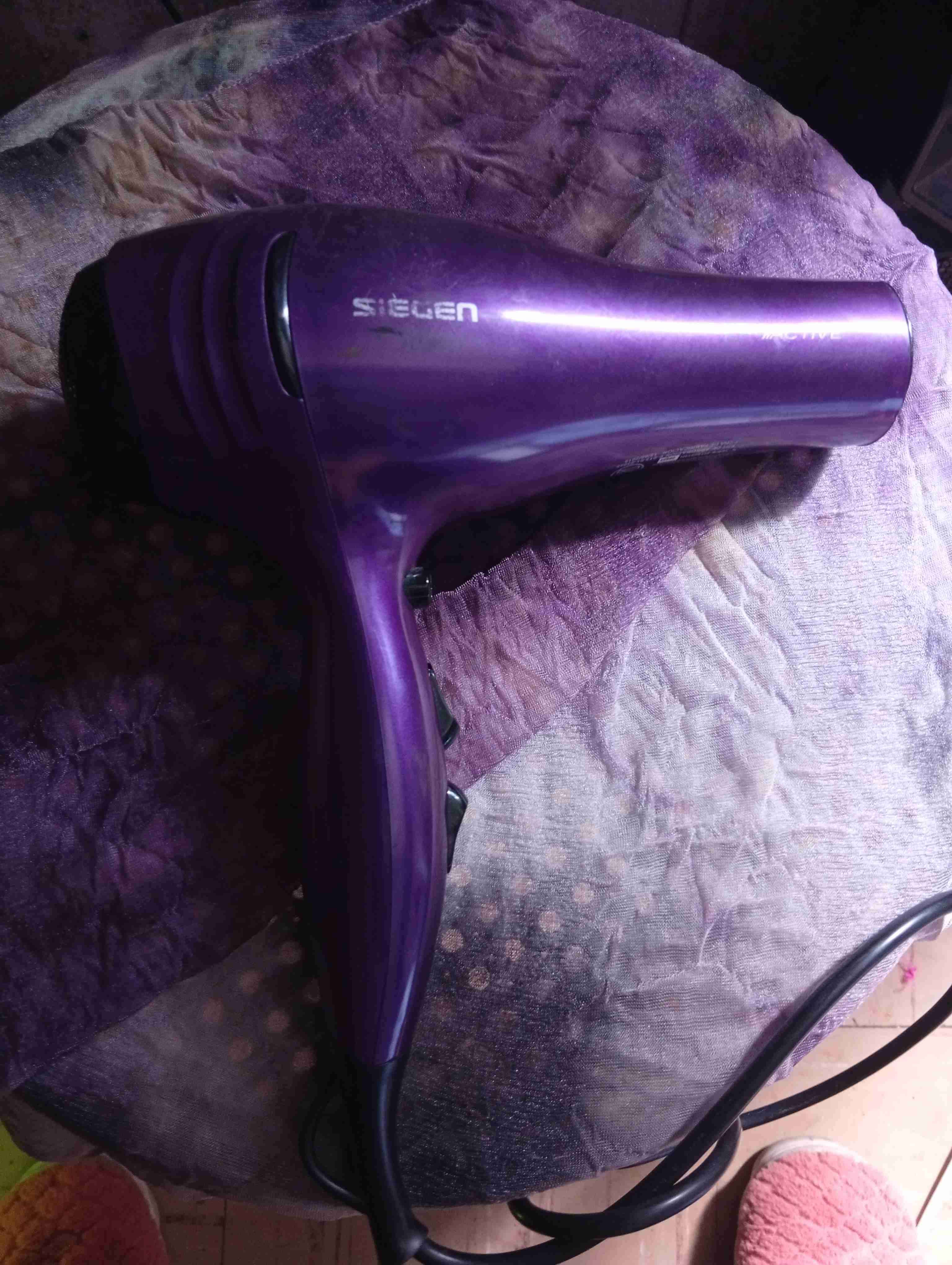 Secador de pelo morado Siegen - miniatura 1