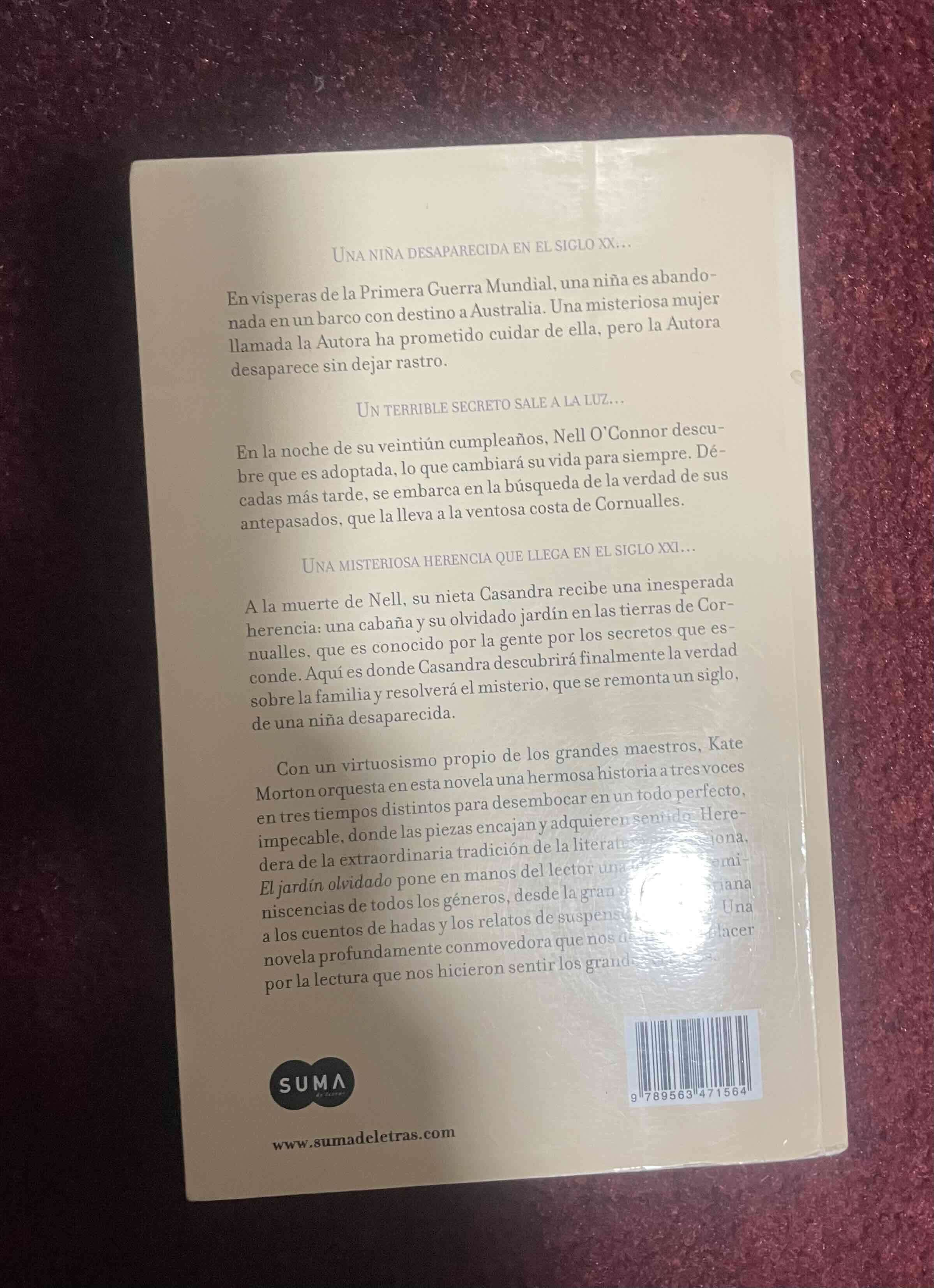 Libro 'El Jardín Olvidado' Kate Morton - miniatura 2