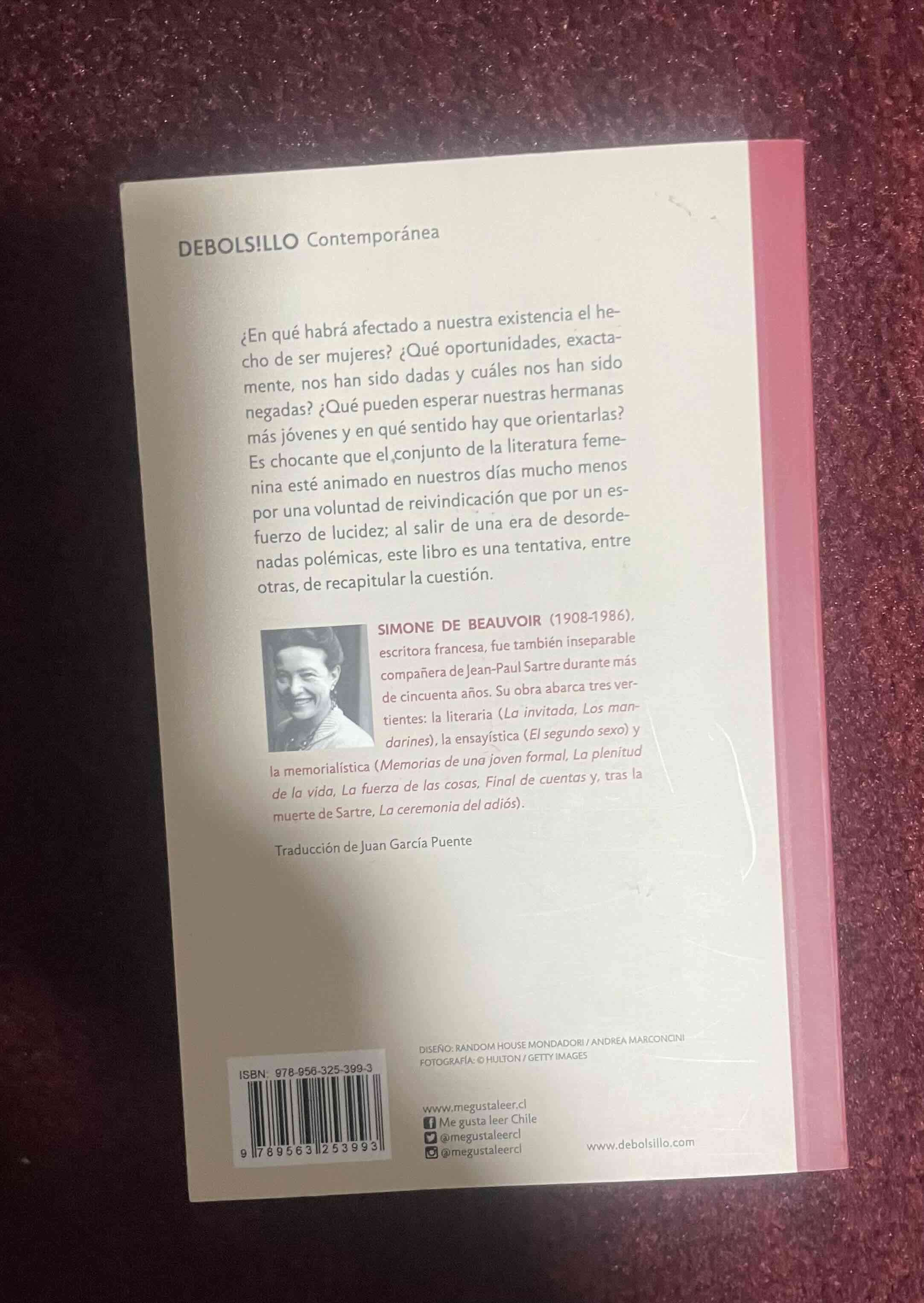 Libro 'El segundo sexo' de Simone de Beauvoir - miniatura 2