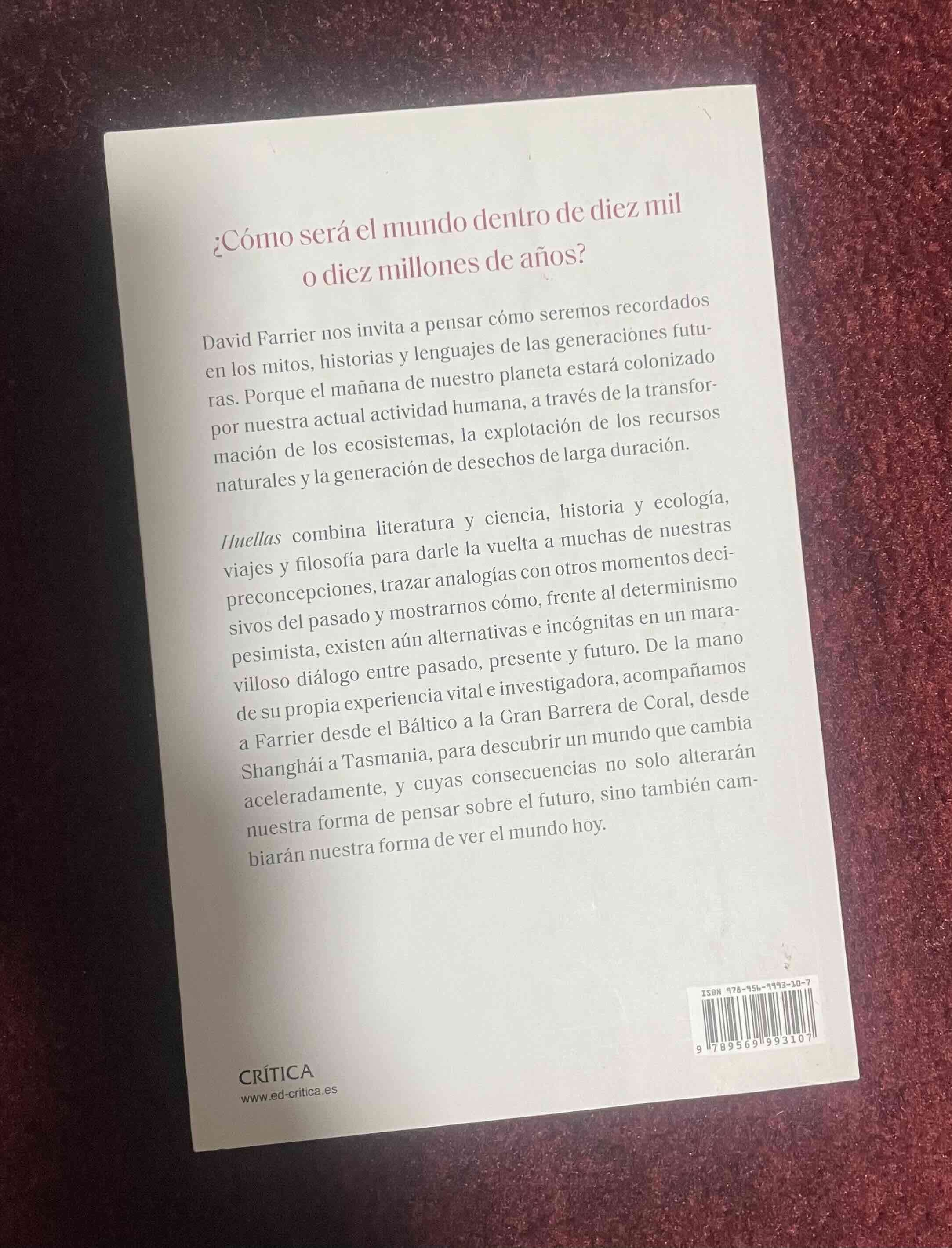 Libro 'Huellas' de David Farrier - miniatura 2