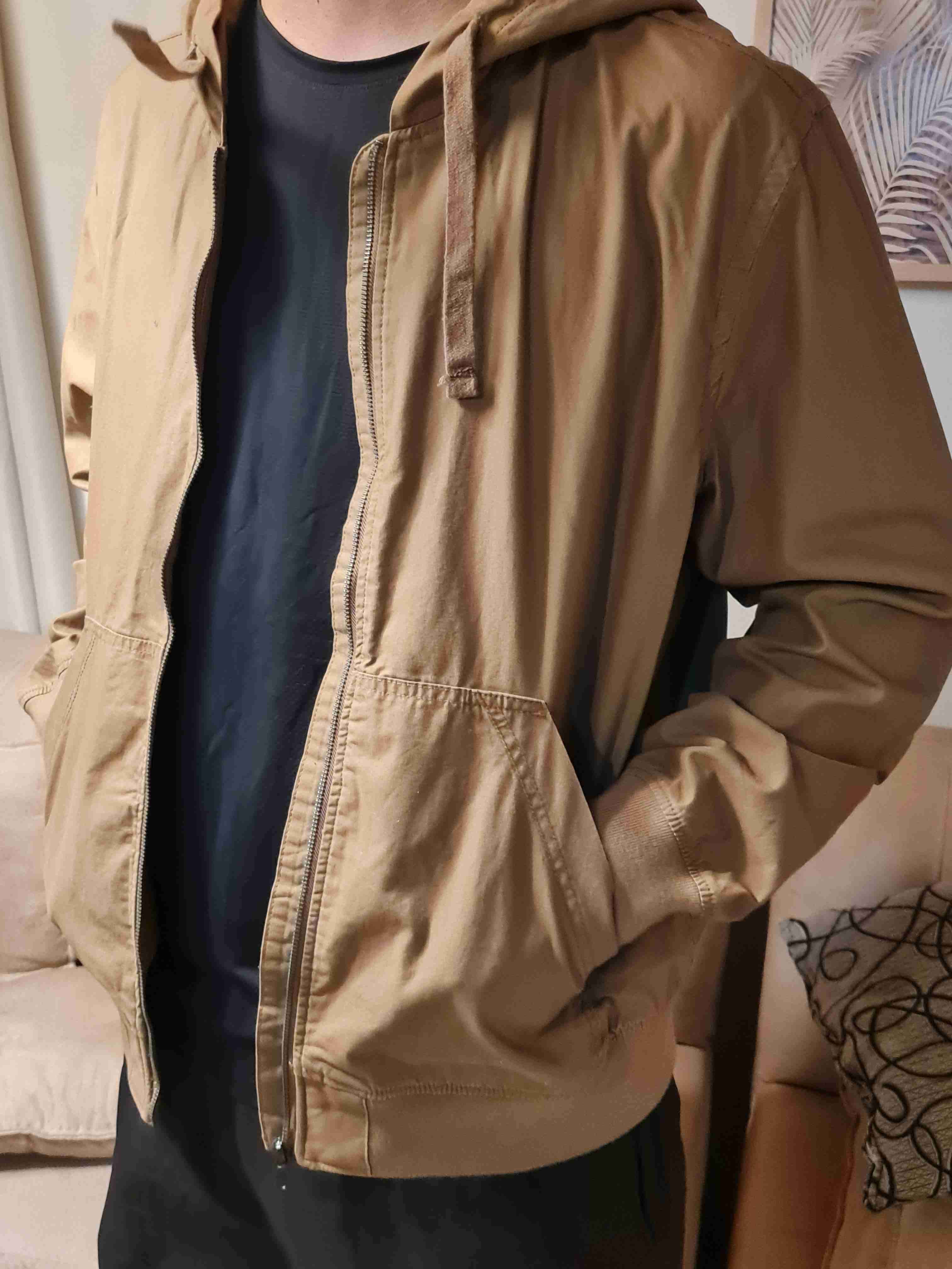 Parka beige con capucha - miniatura 6