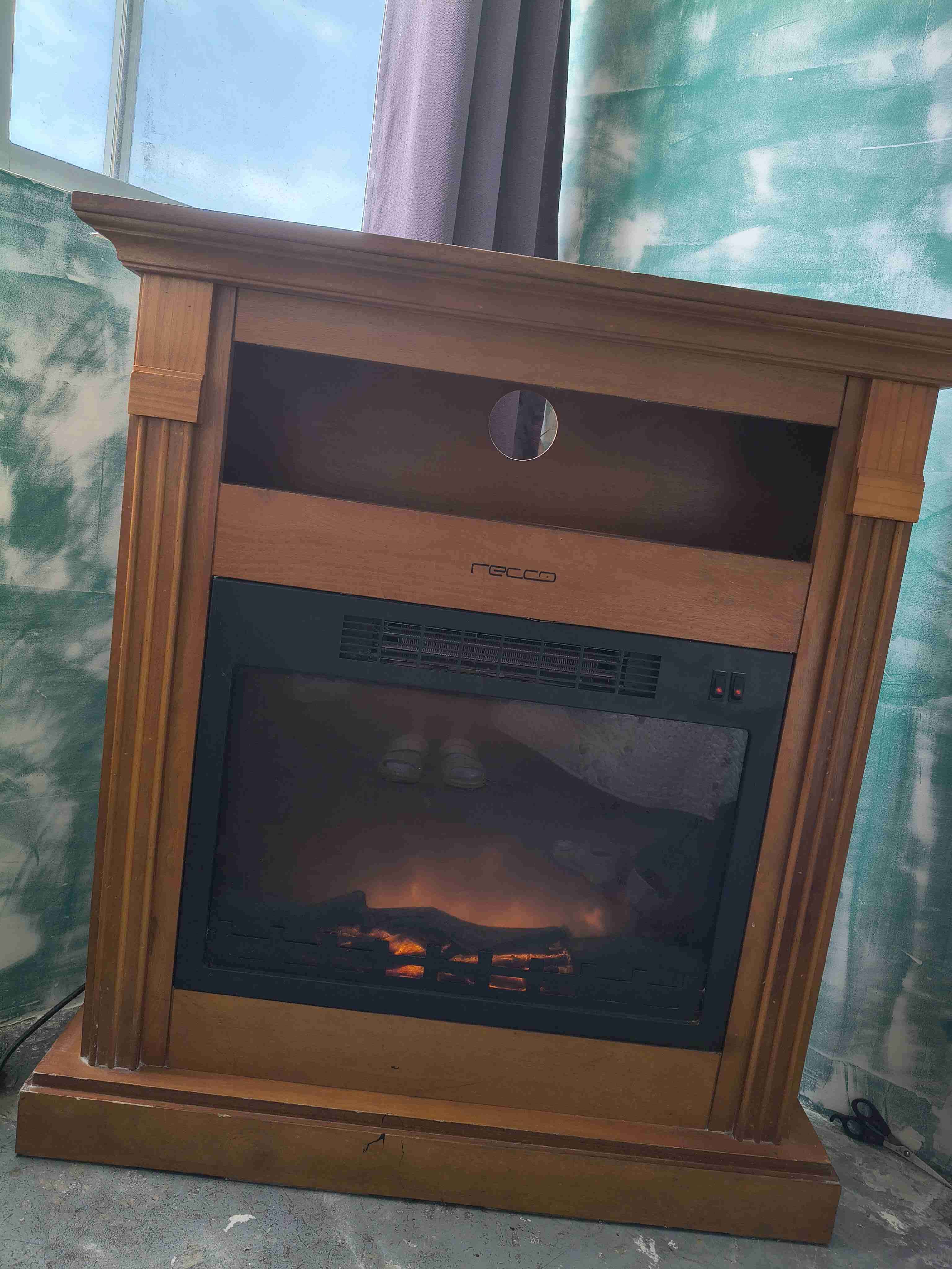 Chimenea eléctrica decorativa - miniatura 2