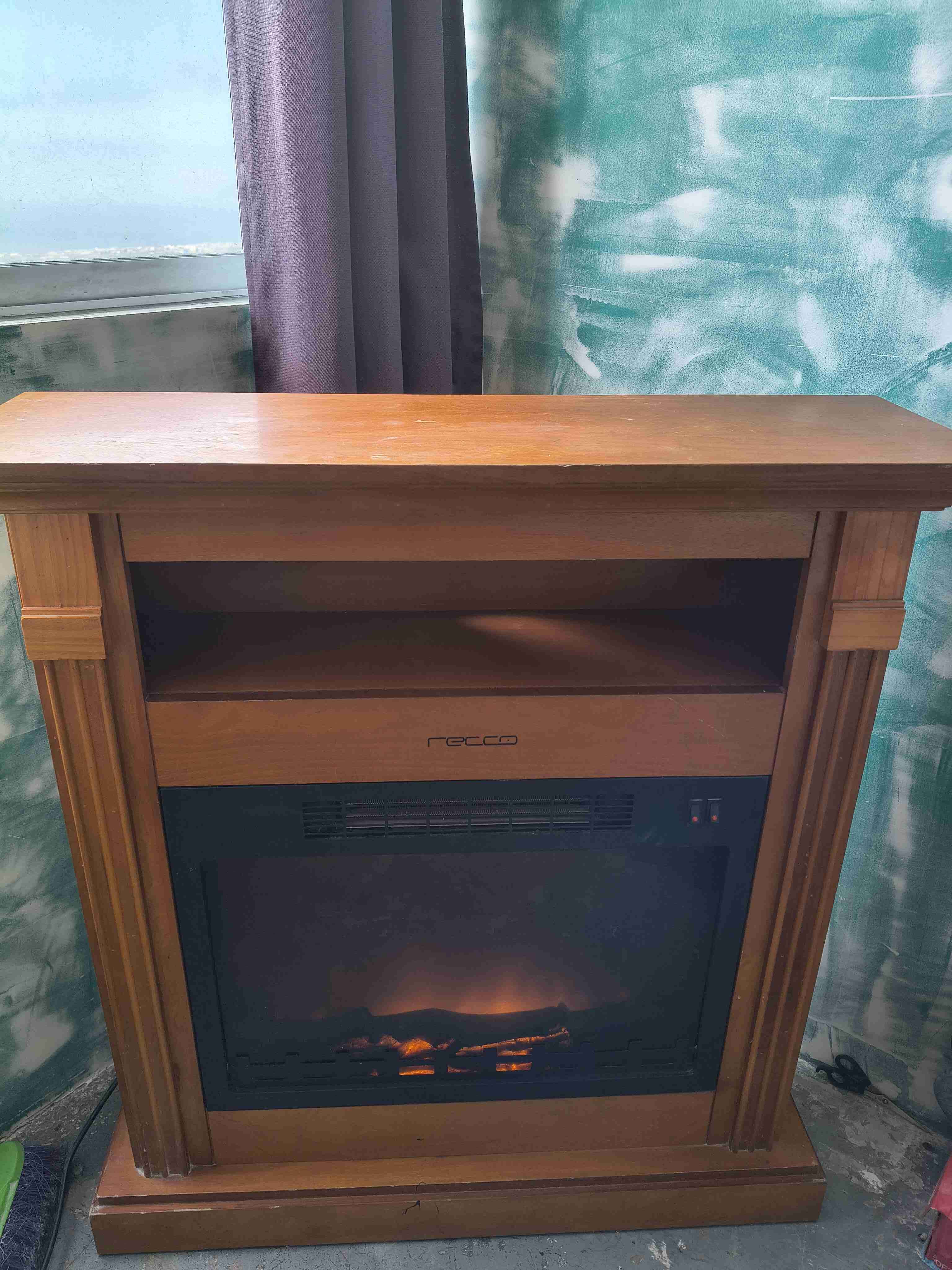 Chimenea eléctrica decorativa - miniatura 3