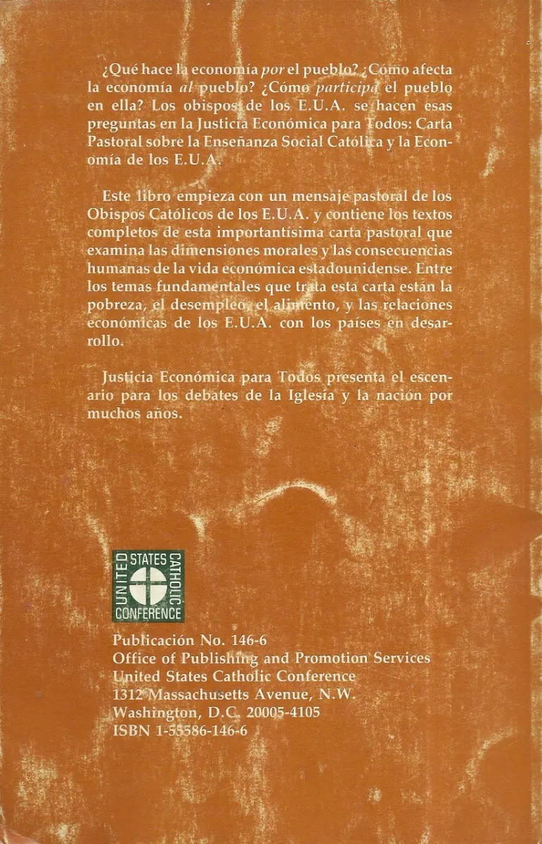 Justicia Económica Para Todos Carta Pastoral Enseñ - miniatura 2