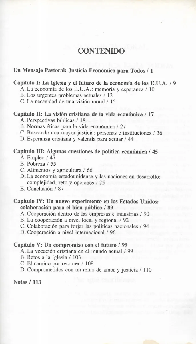 Justicia Económica Para Todos Carta Pastoral Enseñ - miniatura 3