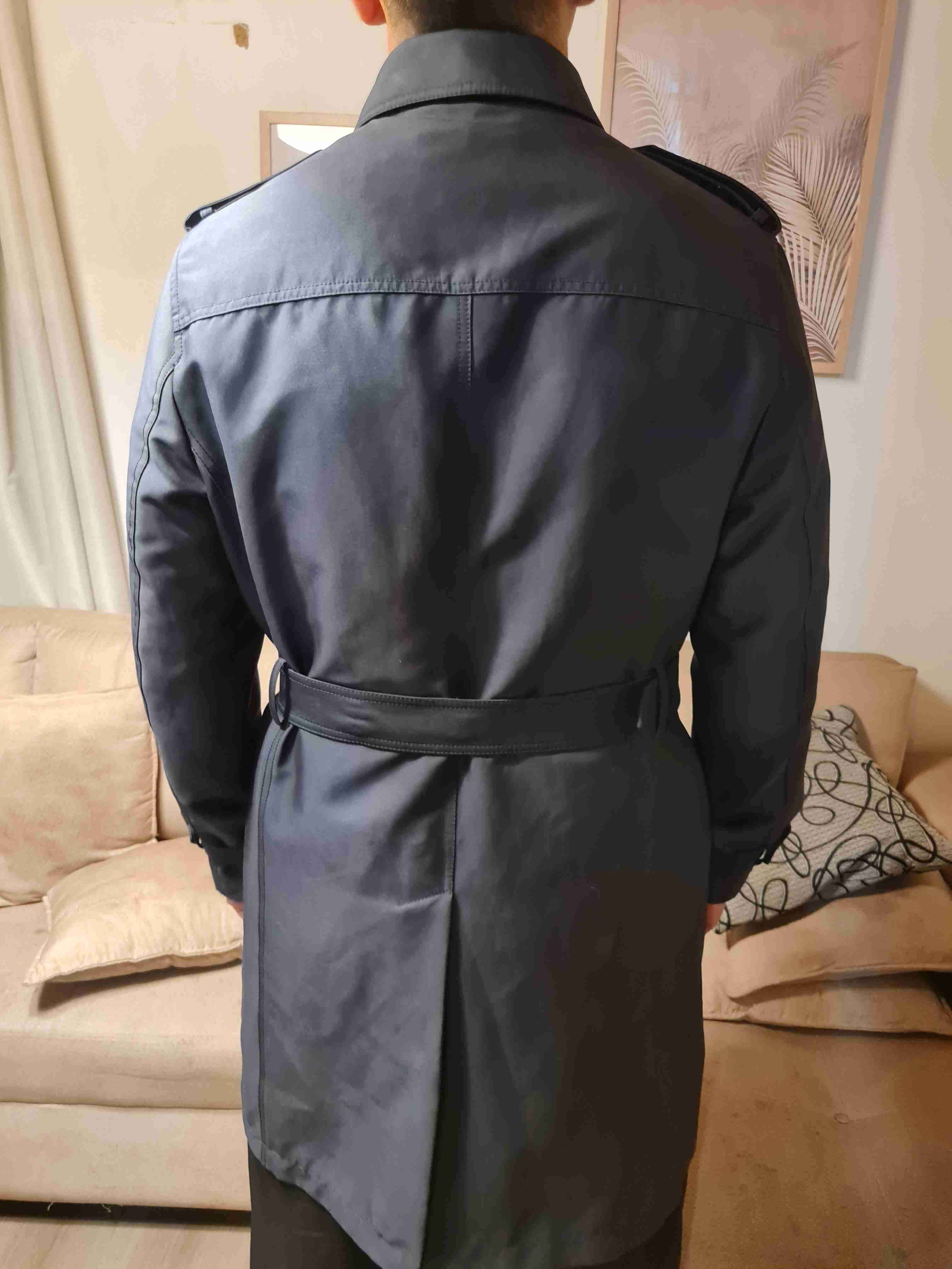 Abrigo trench azul oscuro - miniatura 2