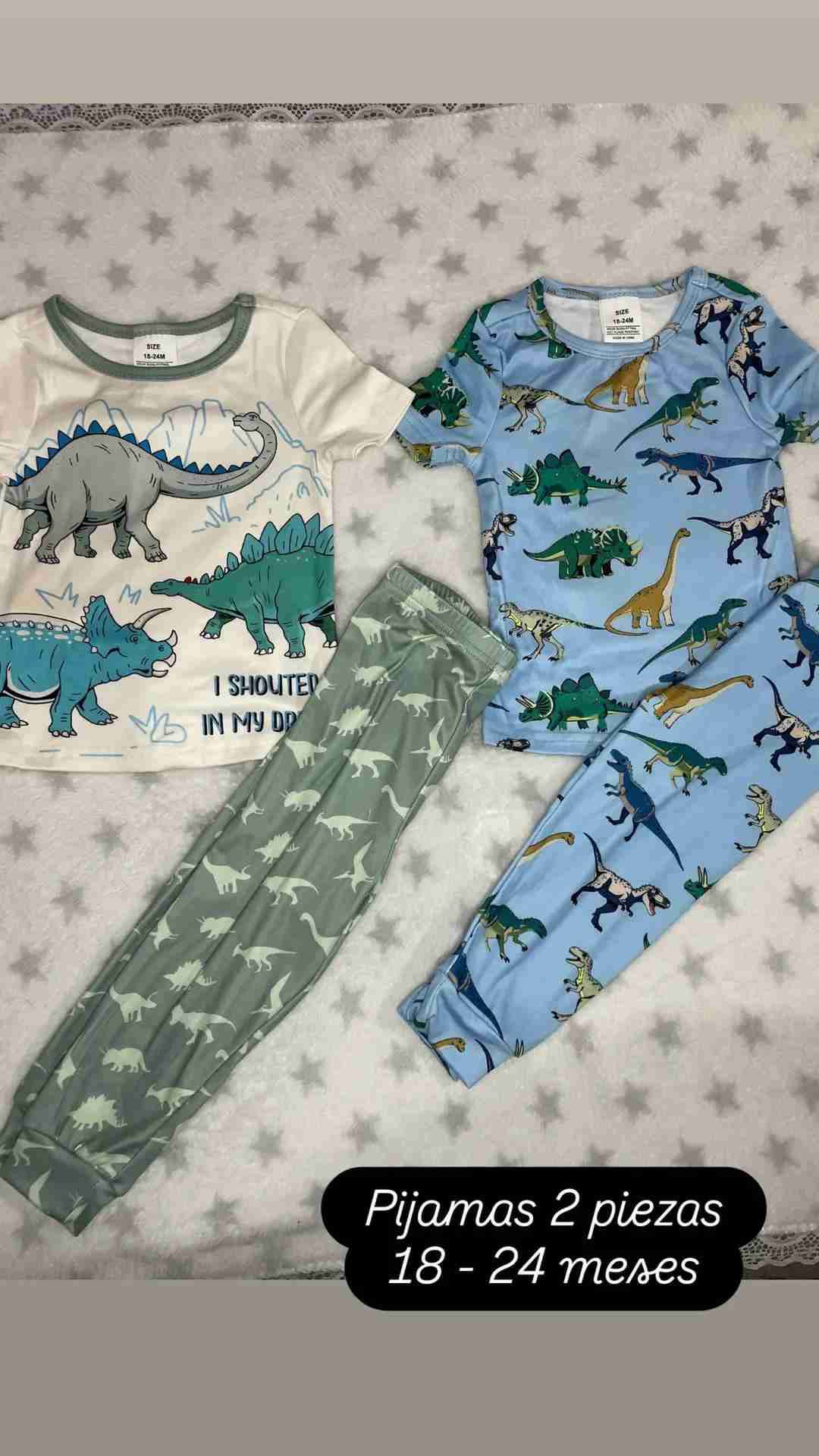 Pijama infantil dinosaurios (AZUL) - miniatura 2