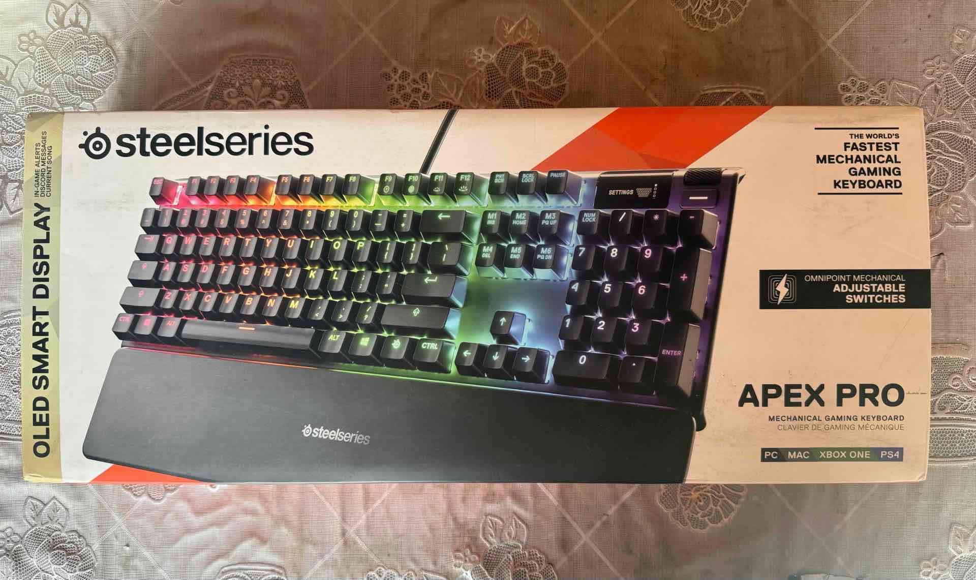 Teclado mecánico SteelSeries Apex Pro - miniatura 1