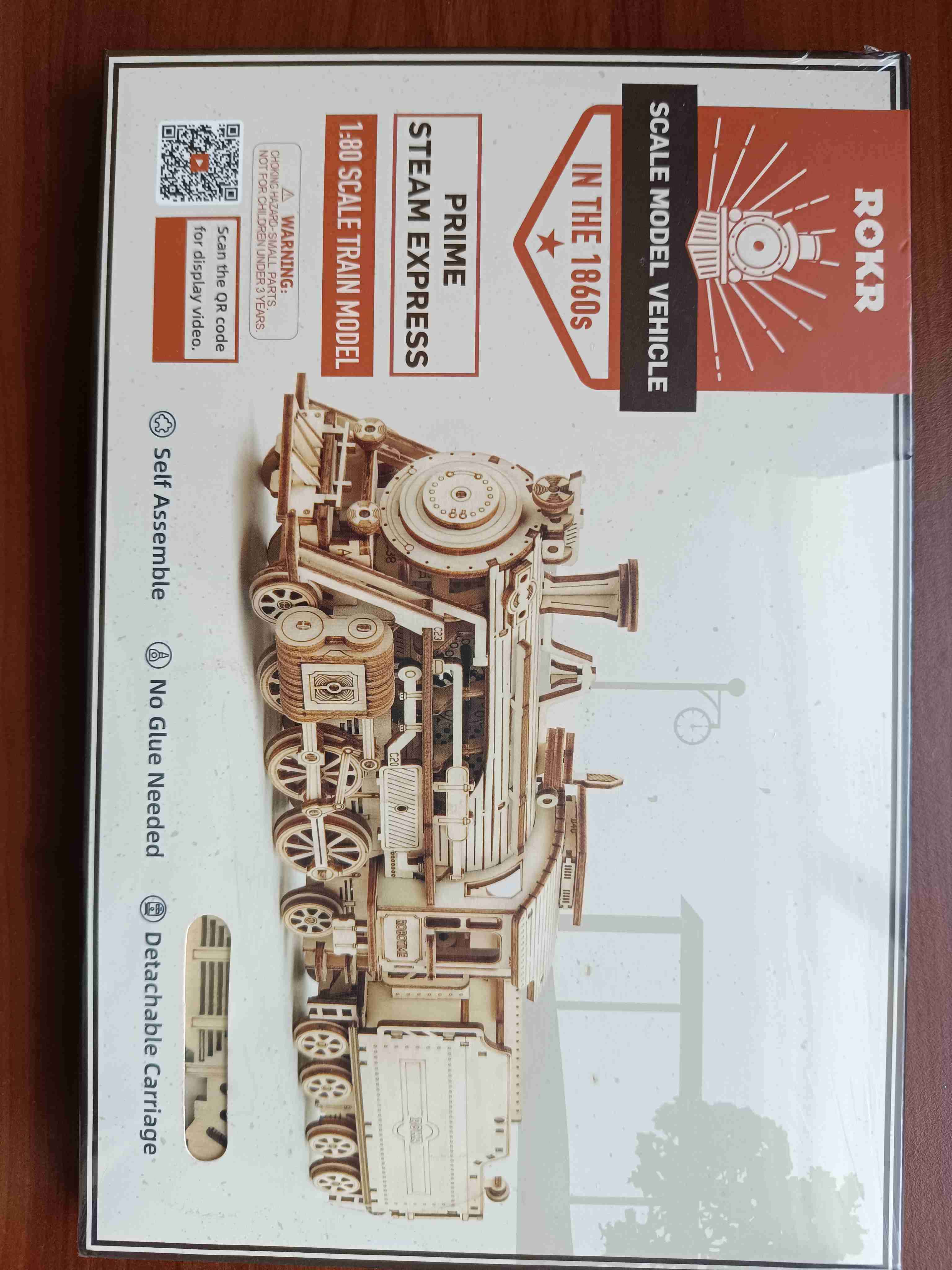 Kit de tren de madera ROKR - miniatura 2