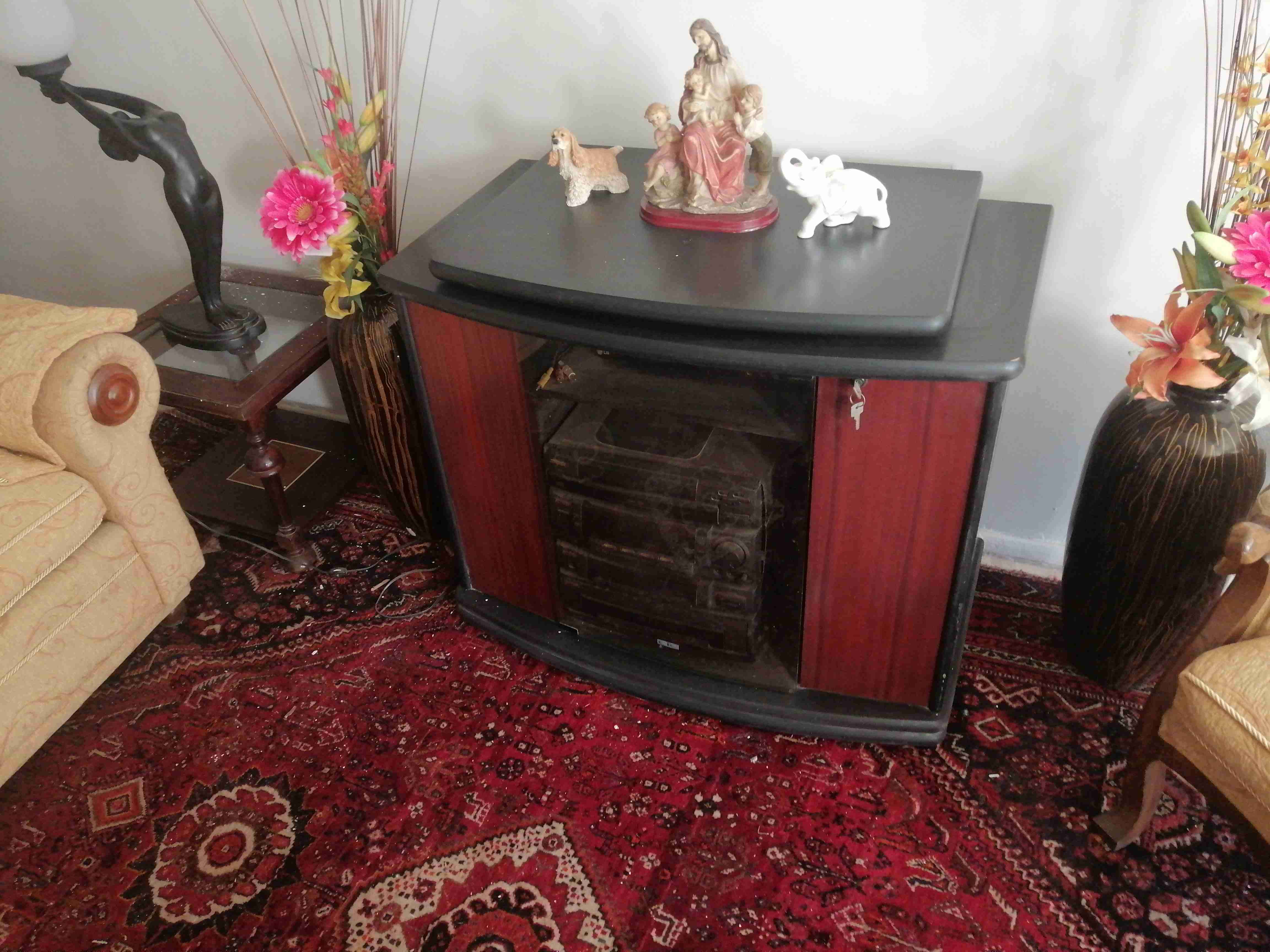 Vitrina de madera vintage - miniatura 2