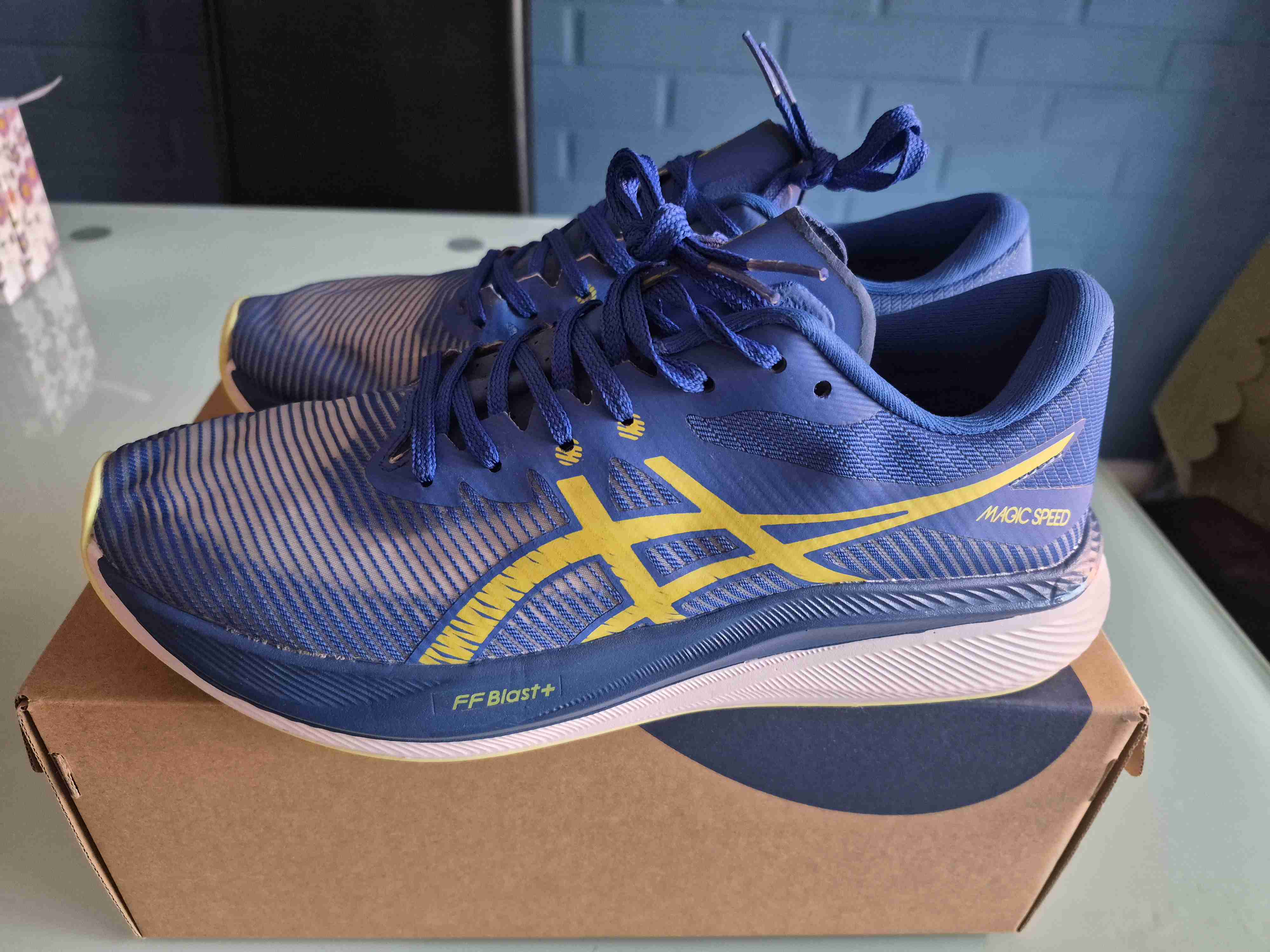 Zapatillas Asics Magic Speed azul - miniatura 2