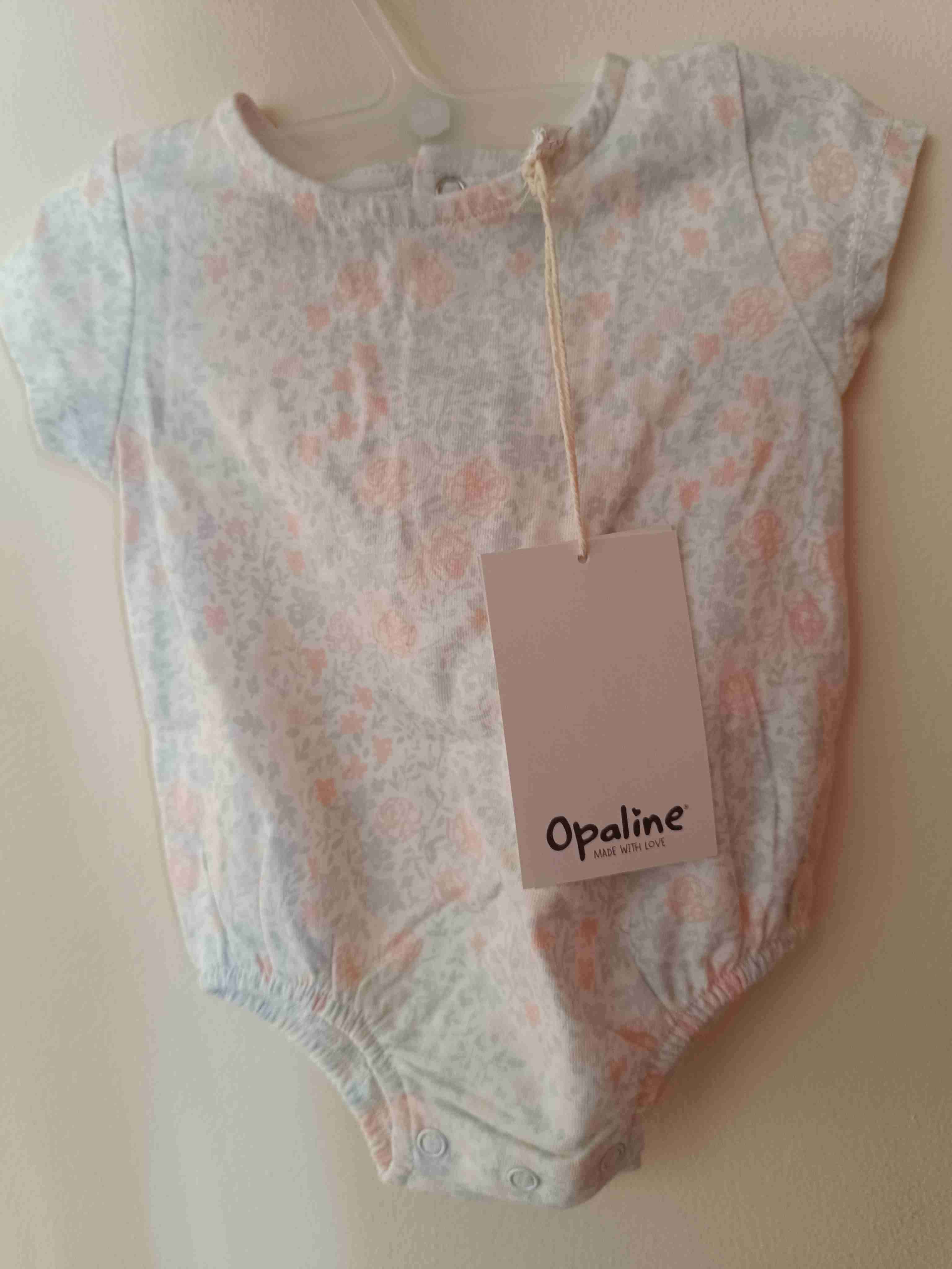 Body bebé con estampado floral - miniatura 3