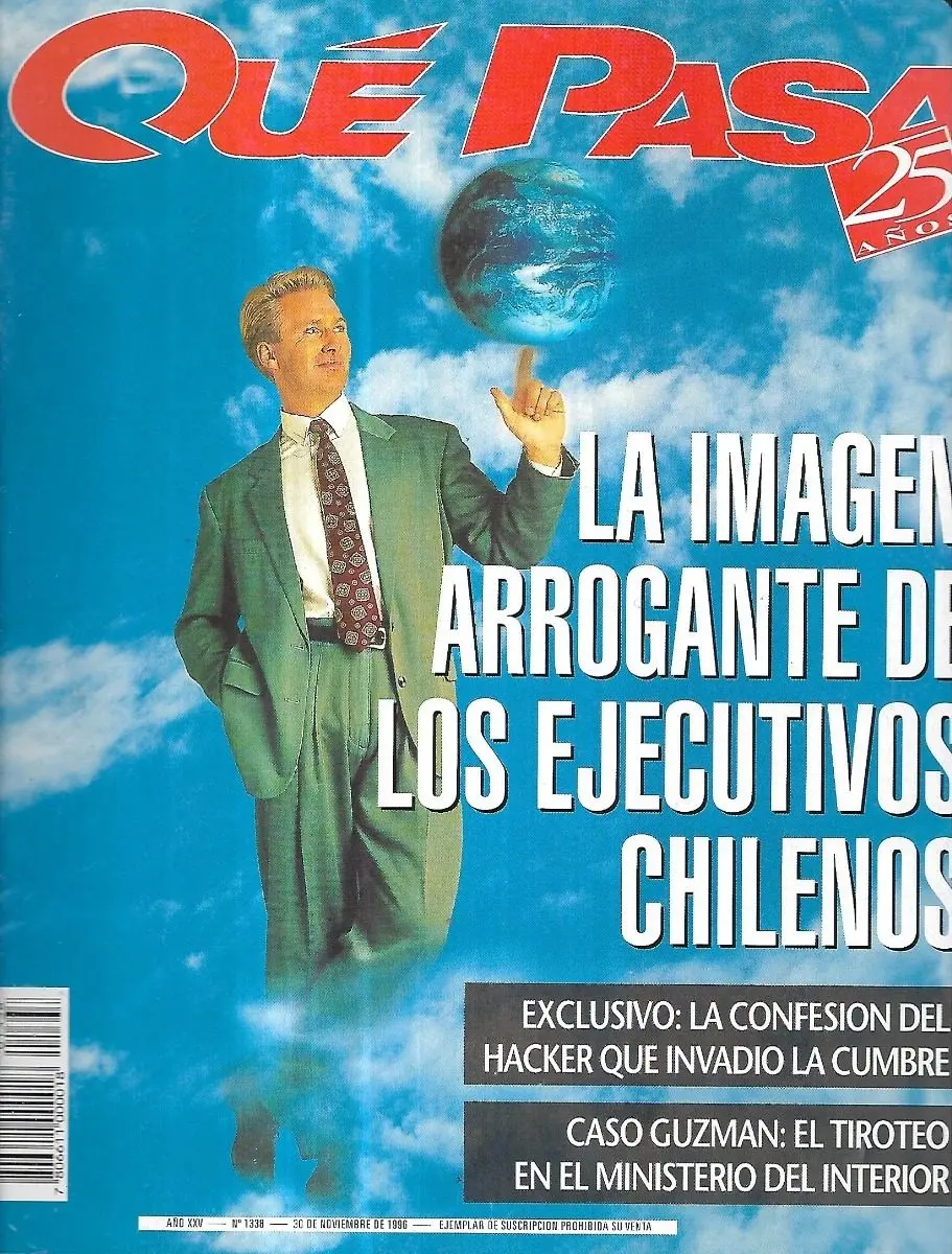 Revista Qué Pasa 1338 / 30 Noviembr 1996 Ejecutivo - miniatura 1