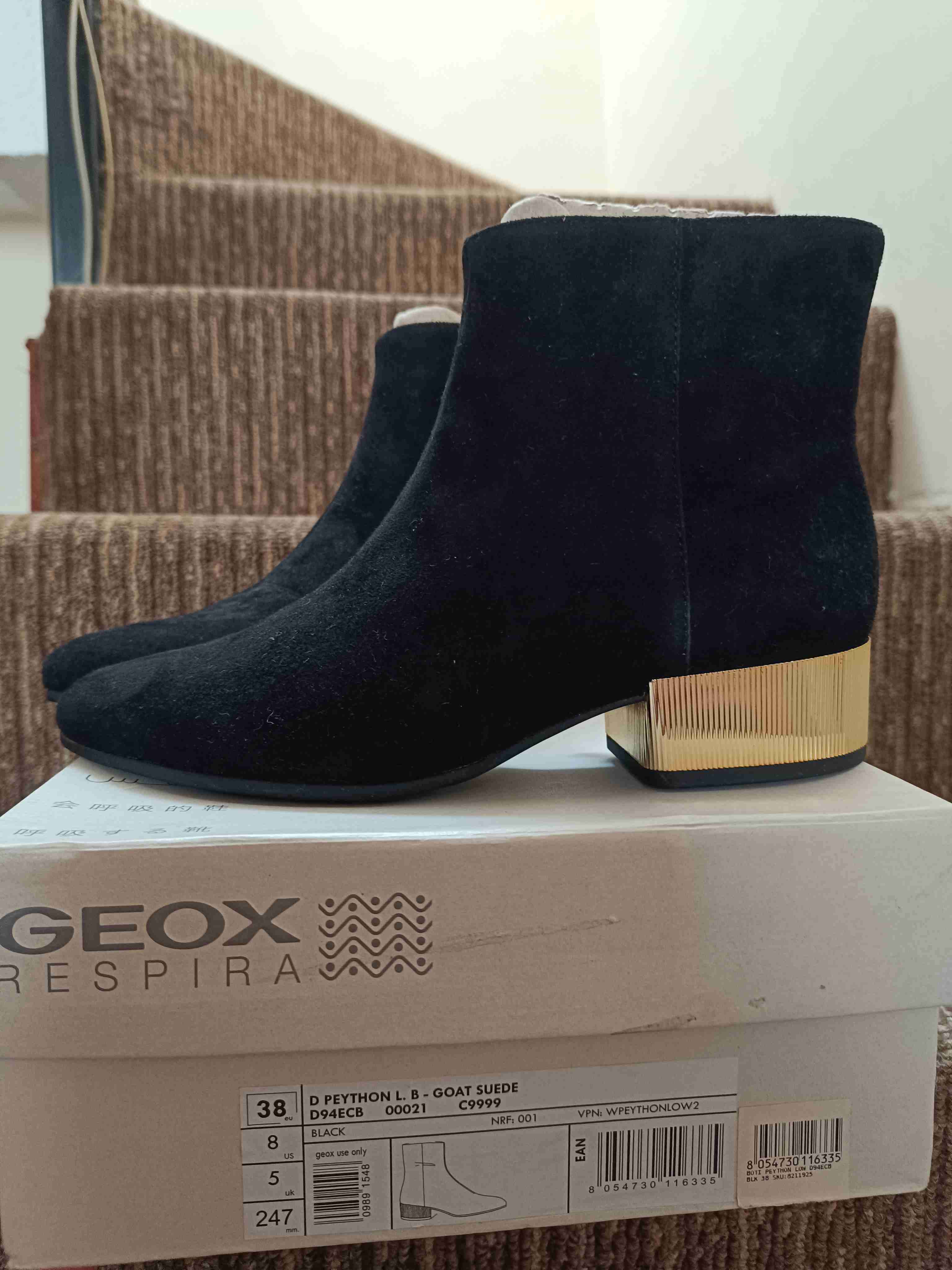 Botines Geox negros mujer - miniatura 3