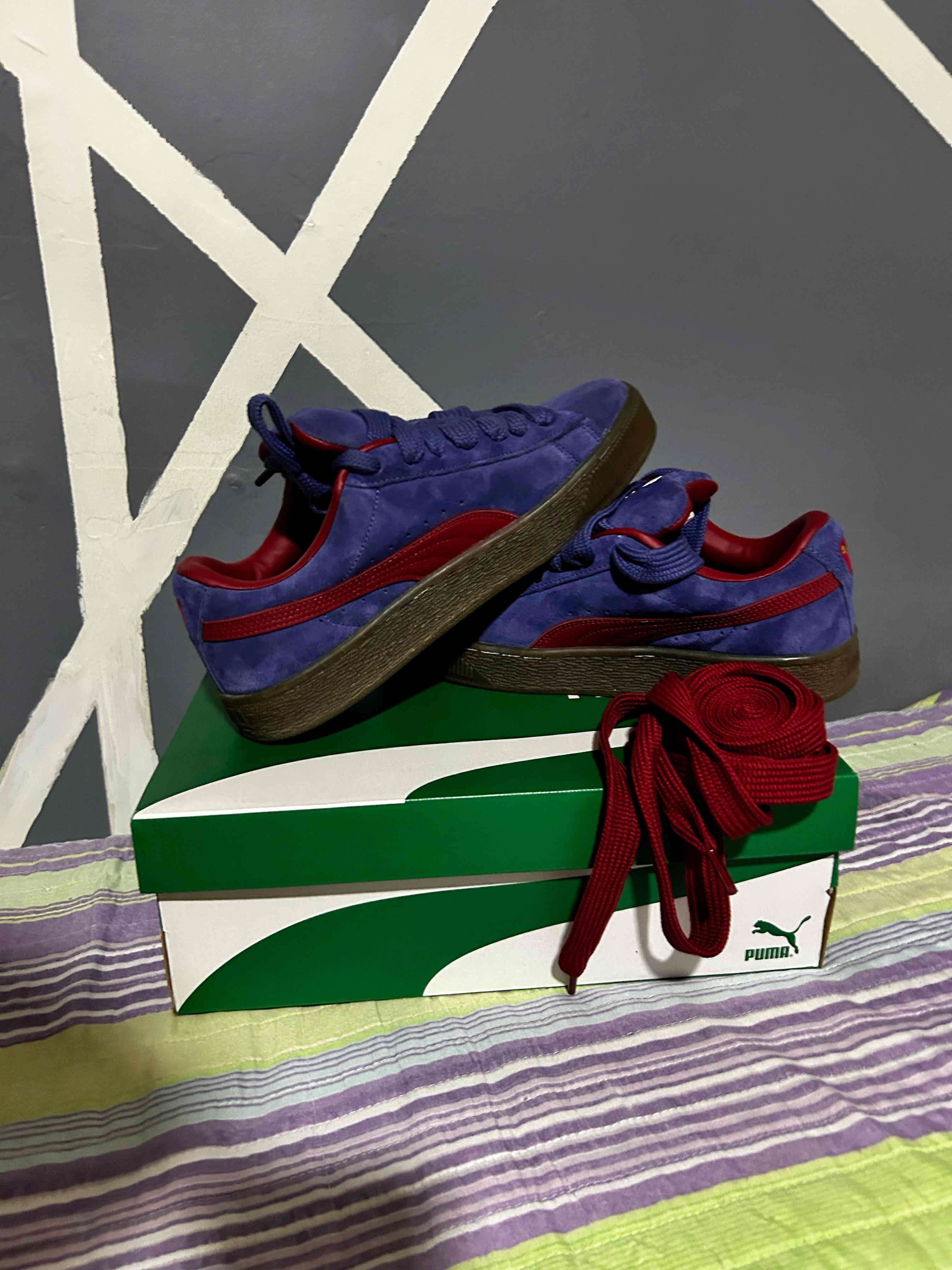 Zapatillas Puma morada y rojo - miniatura 2