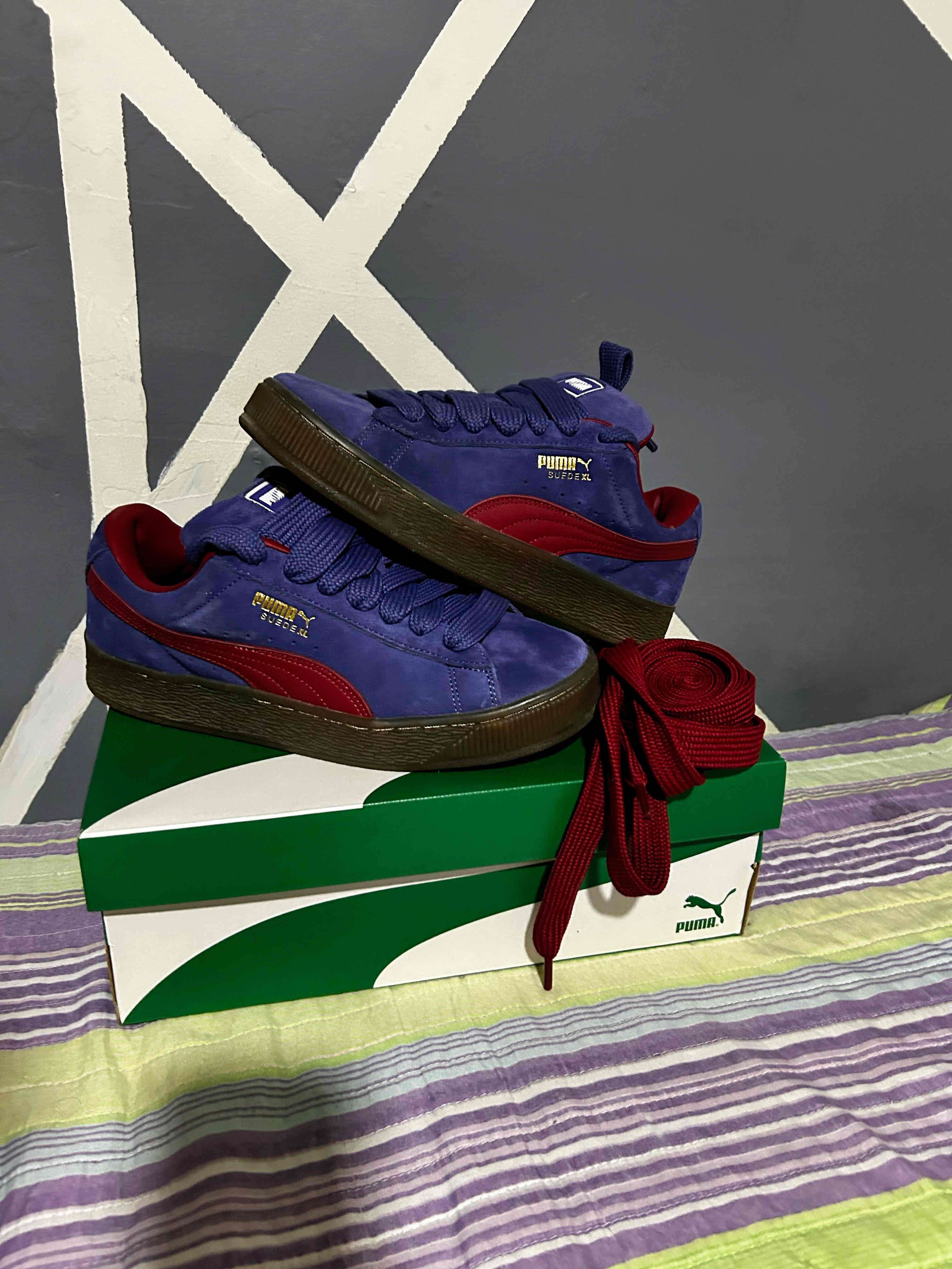 Zapatillas Puma morada y rojo - miniatura 3