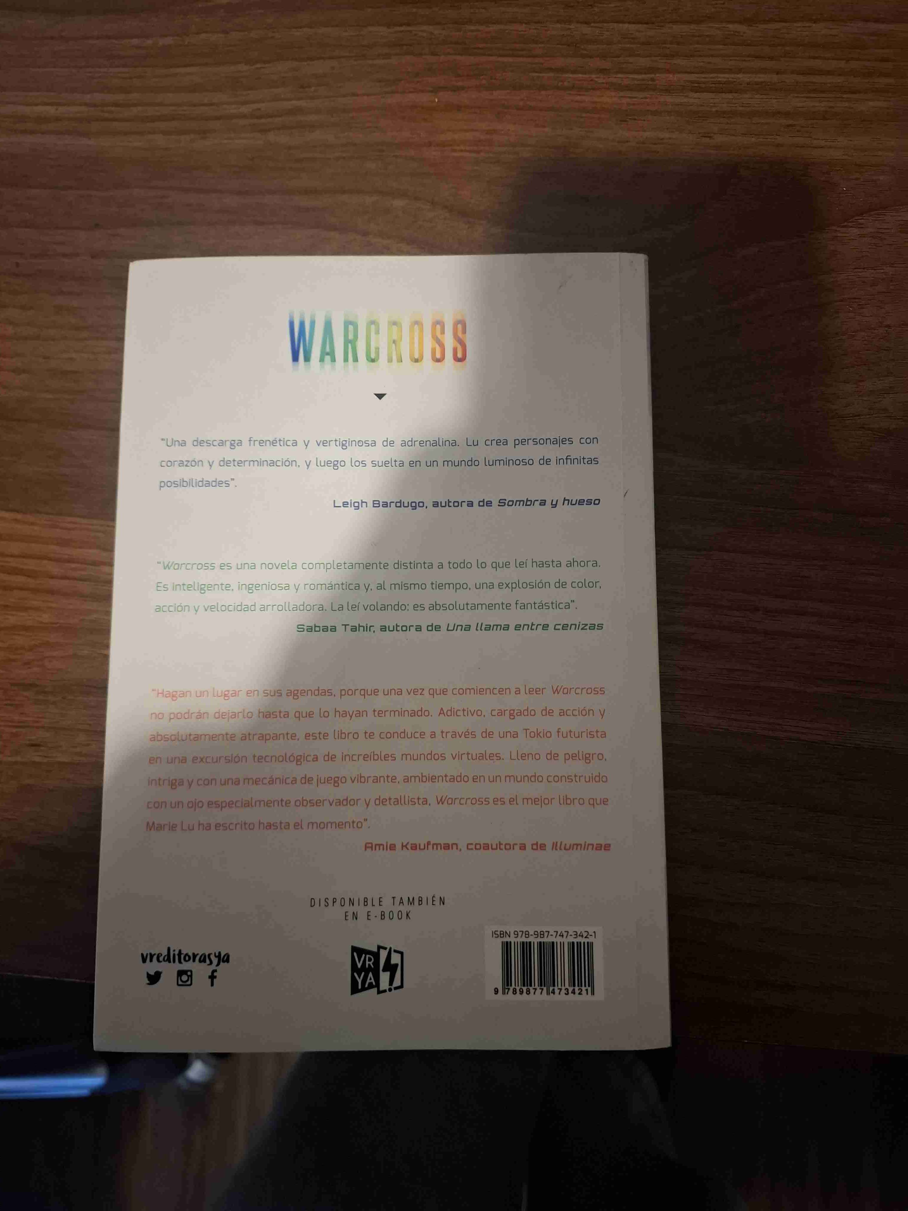Libro Warcross de Marie Lu - miniatura 2