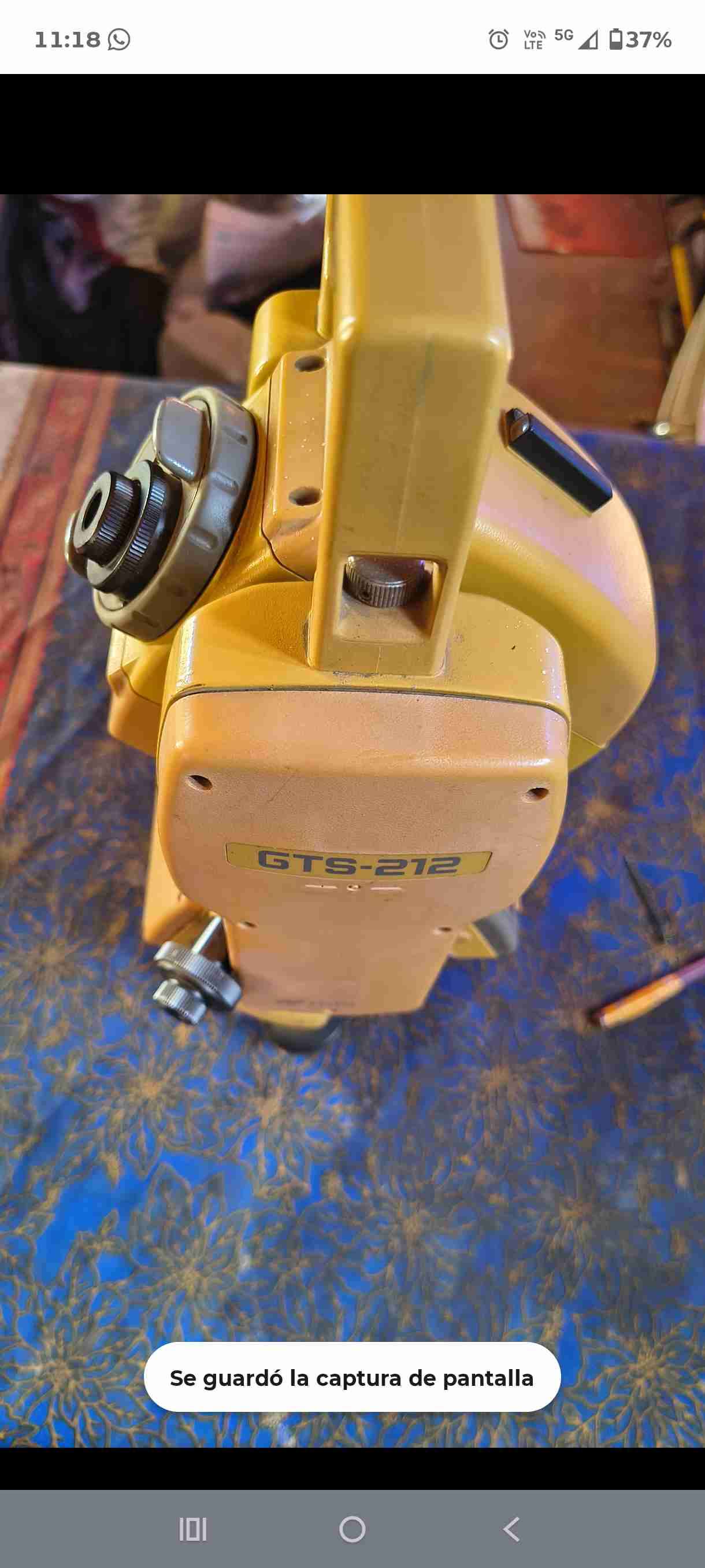 Máquina para topografía gt212 lo que se ve eso ahy - miniatura 1