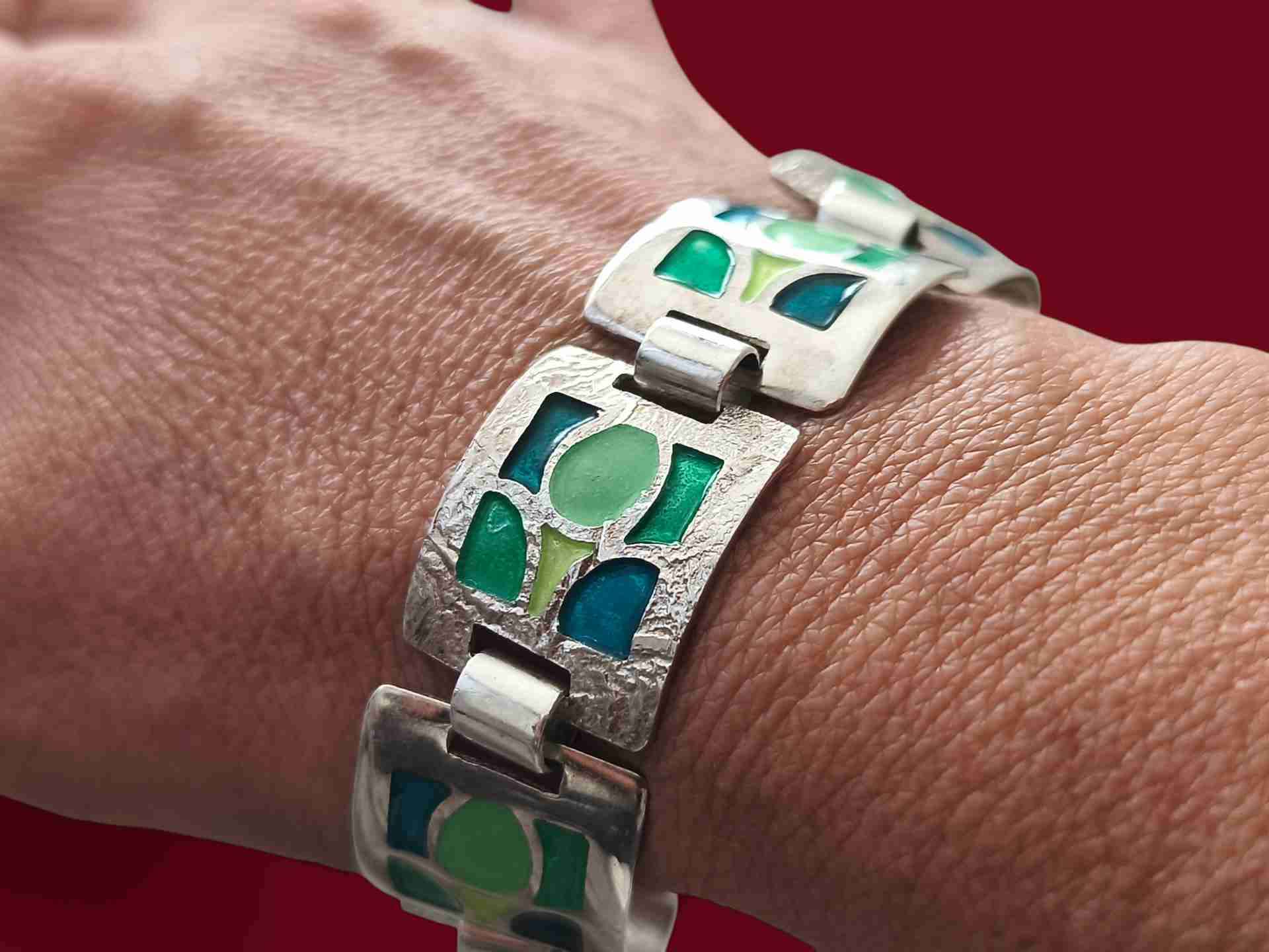 Brazalete plata 950 marca Rometsch - miniatura 2