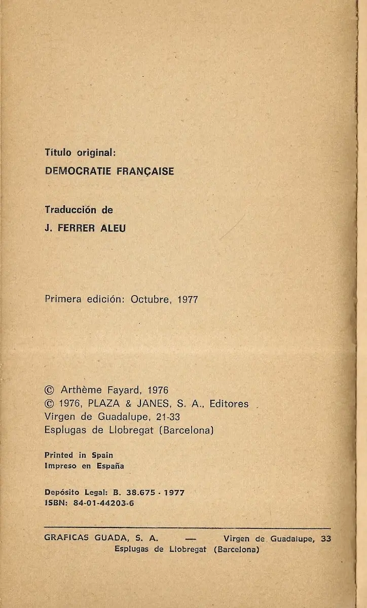 Libro 'Democracia' de Valéry Giscard d'Estaing - miniatura 4