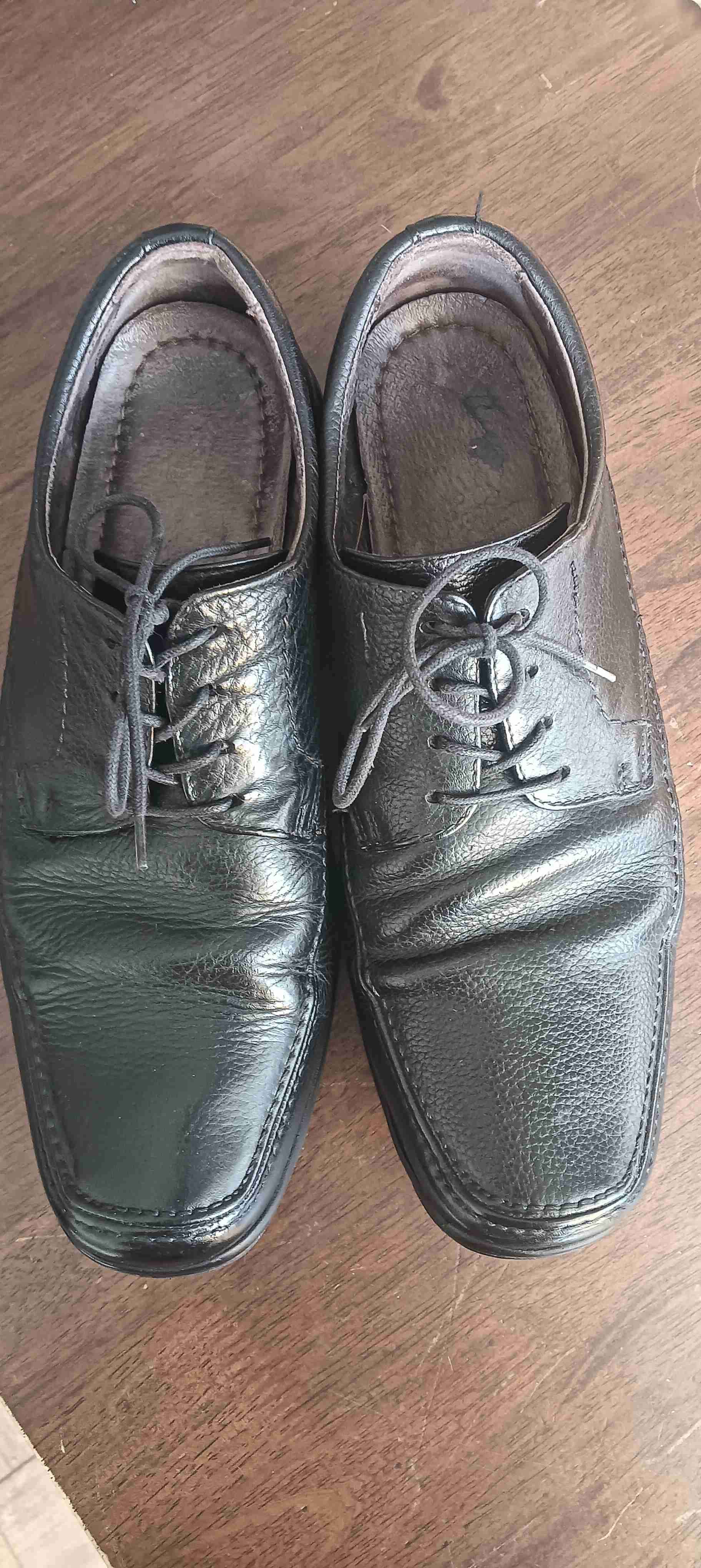 Zapatos formales negros de cuero - miniatura 6