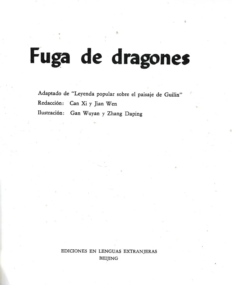 Fuga De Dragones / Can Xi - Jian Wen - Gan Wuyan - - miniatura 3