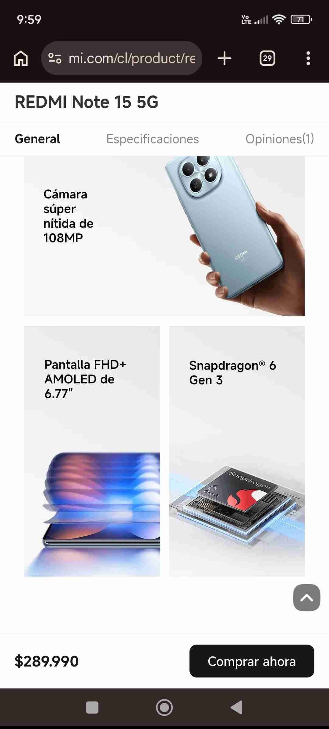 Xiaomi Redmi Note 15 5G SELLADO - miniatura 3