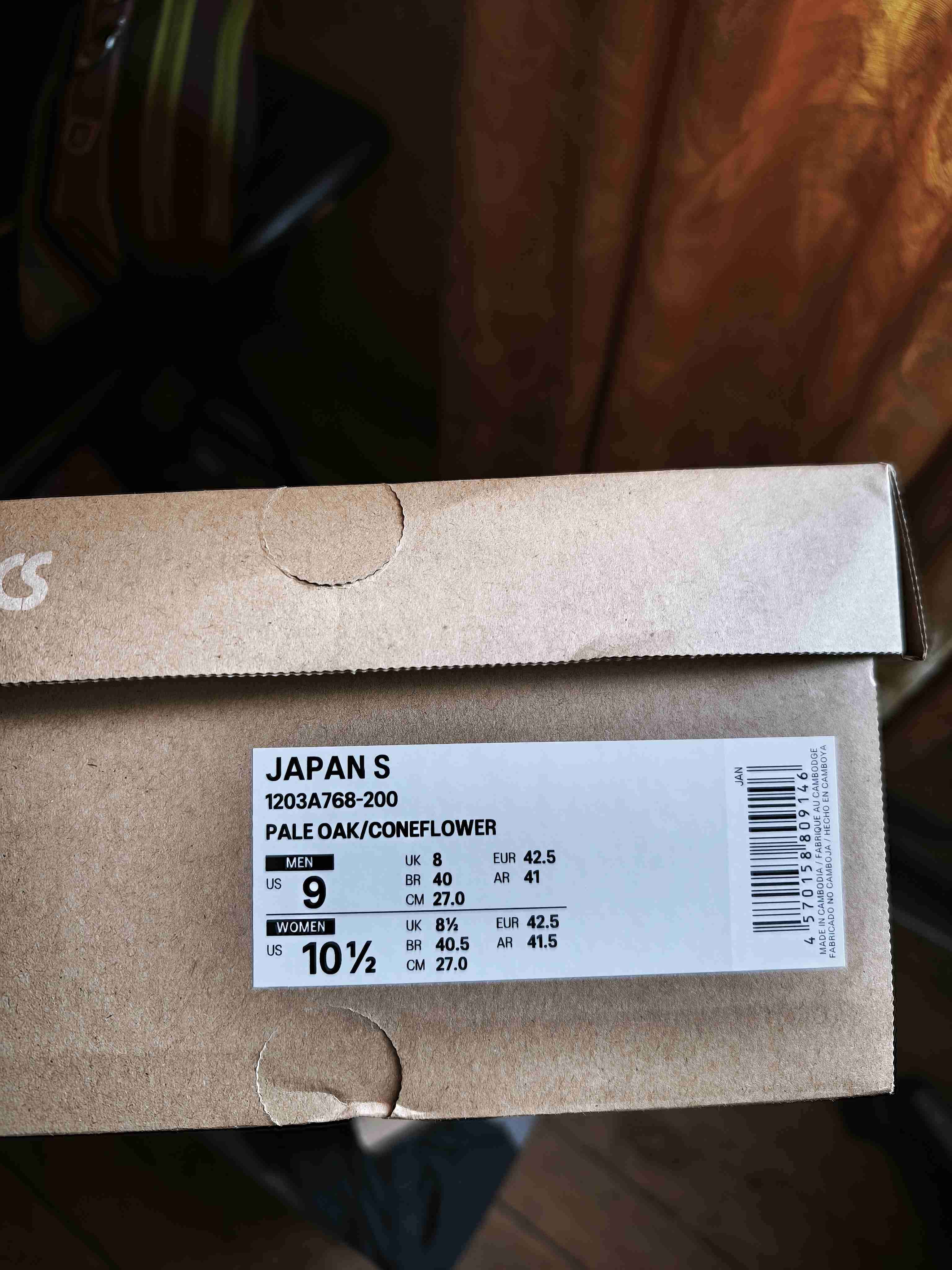 Zapatillas Asics blancas y burdeos - miniatura 5