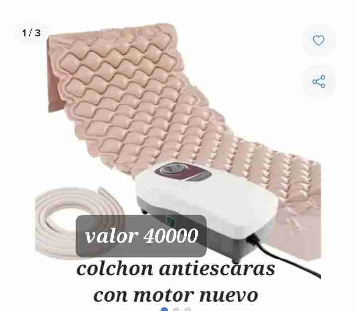 Colchón antiescaras con motor
