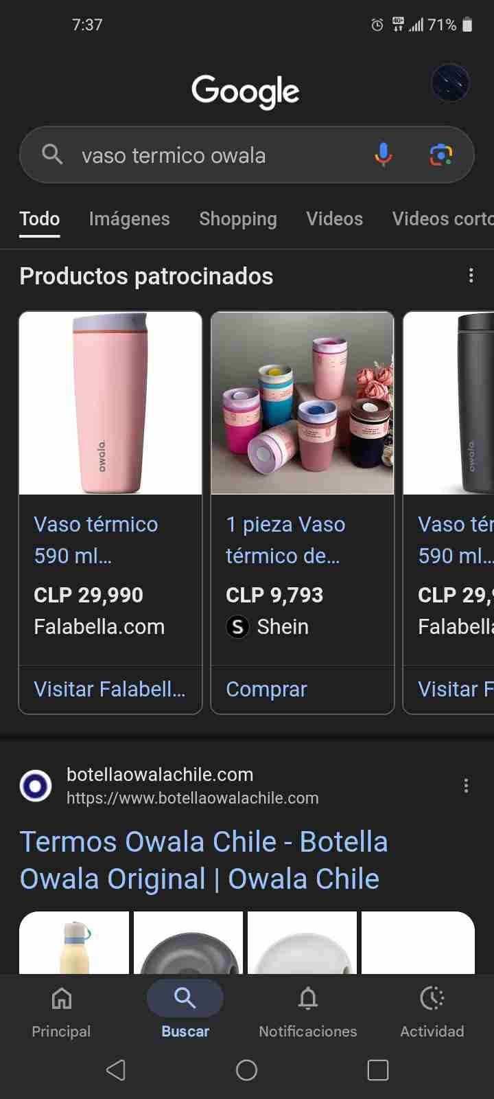 Termo Owala de colores varios - miniatura 4