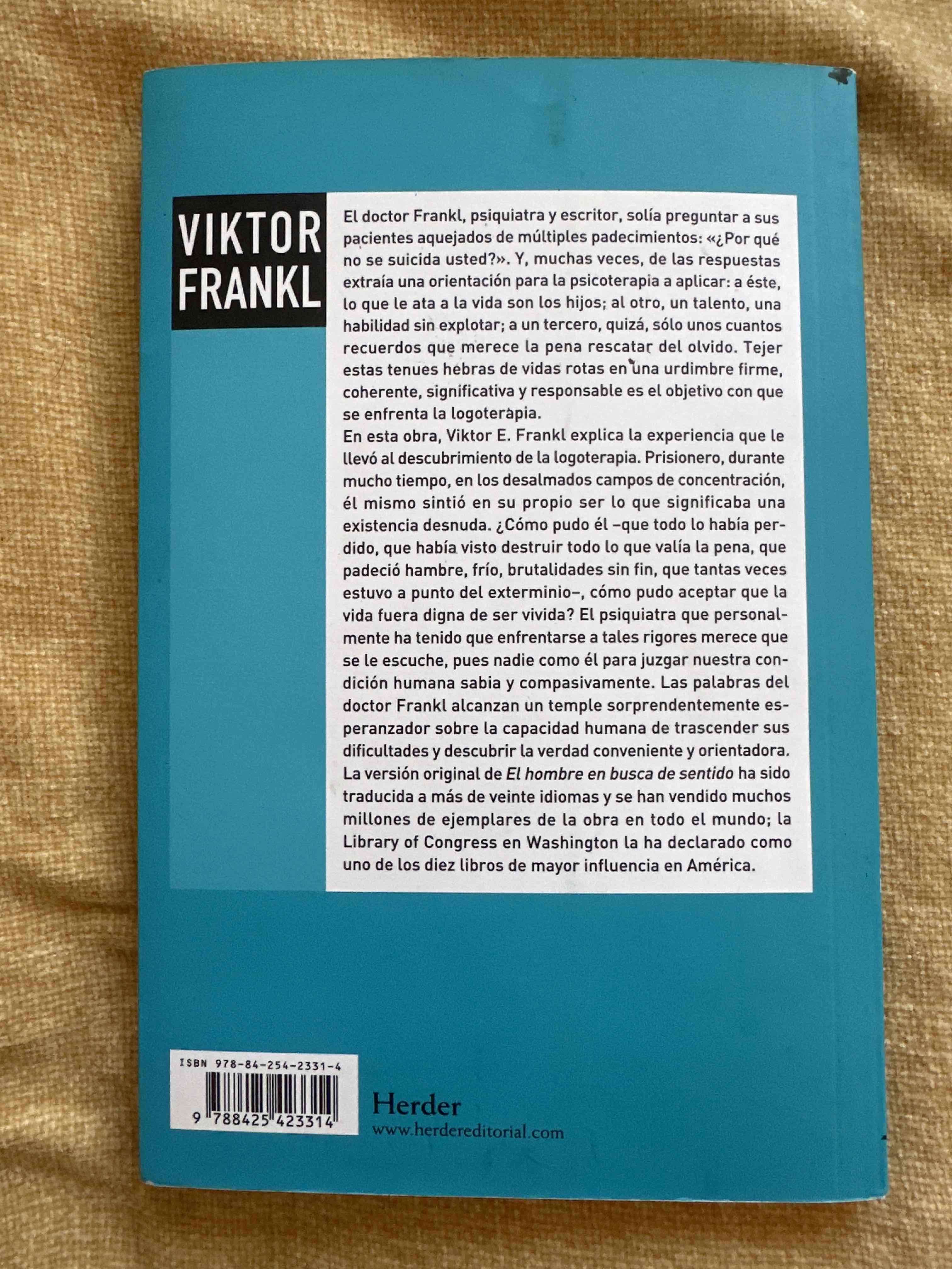 Libro 'El hombre en busca de sentido' - miniatura 2