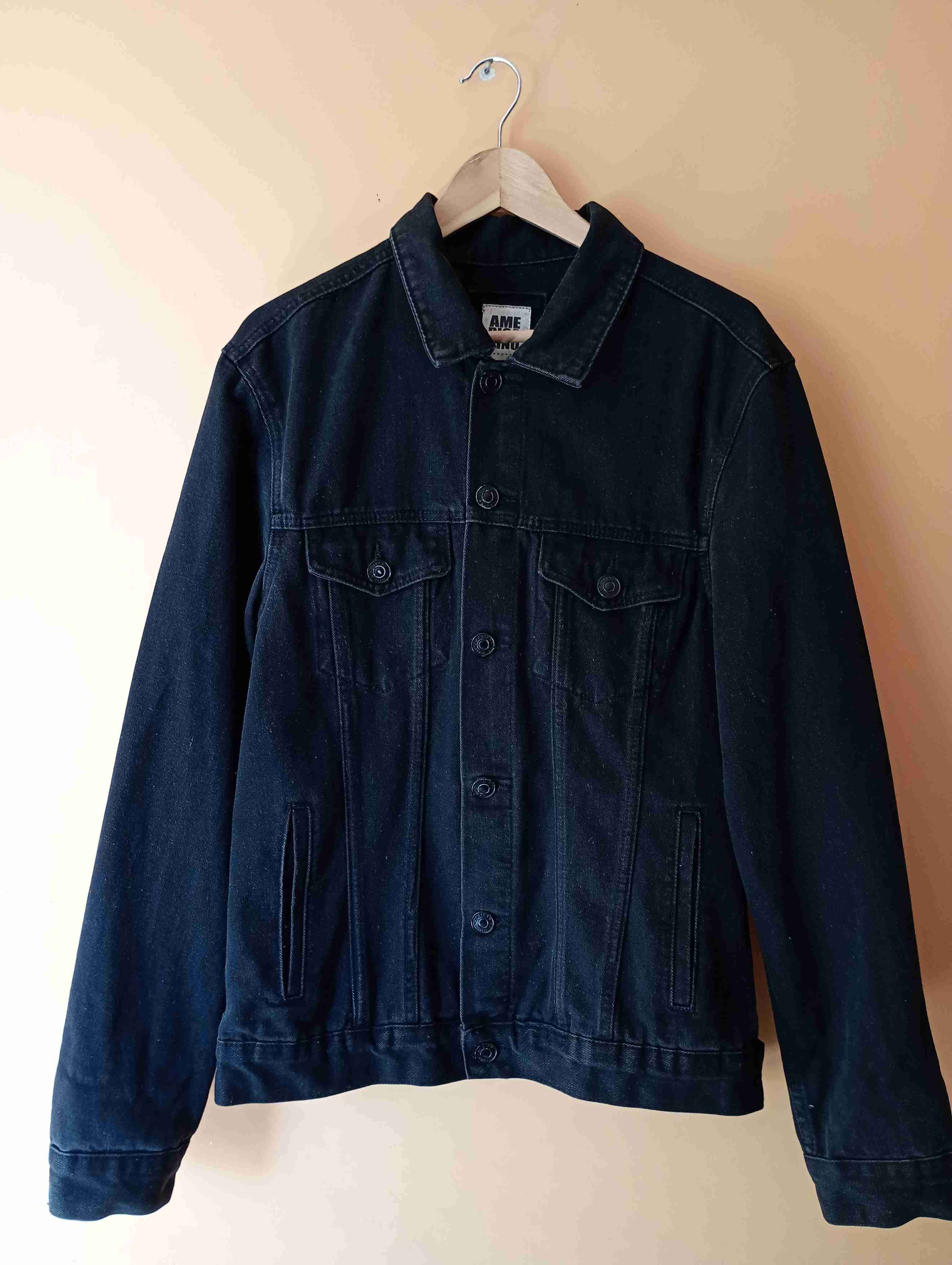 Chaqueta de mezclilla negra - miniatura 1