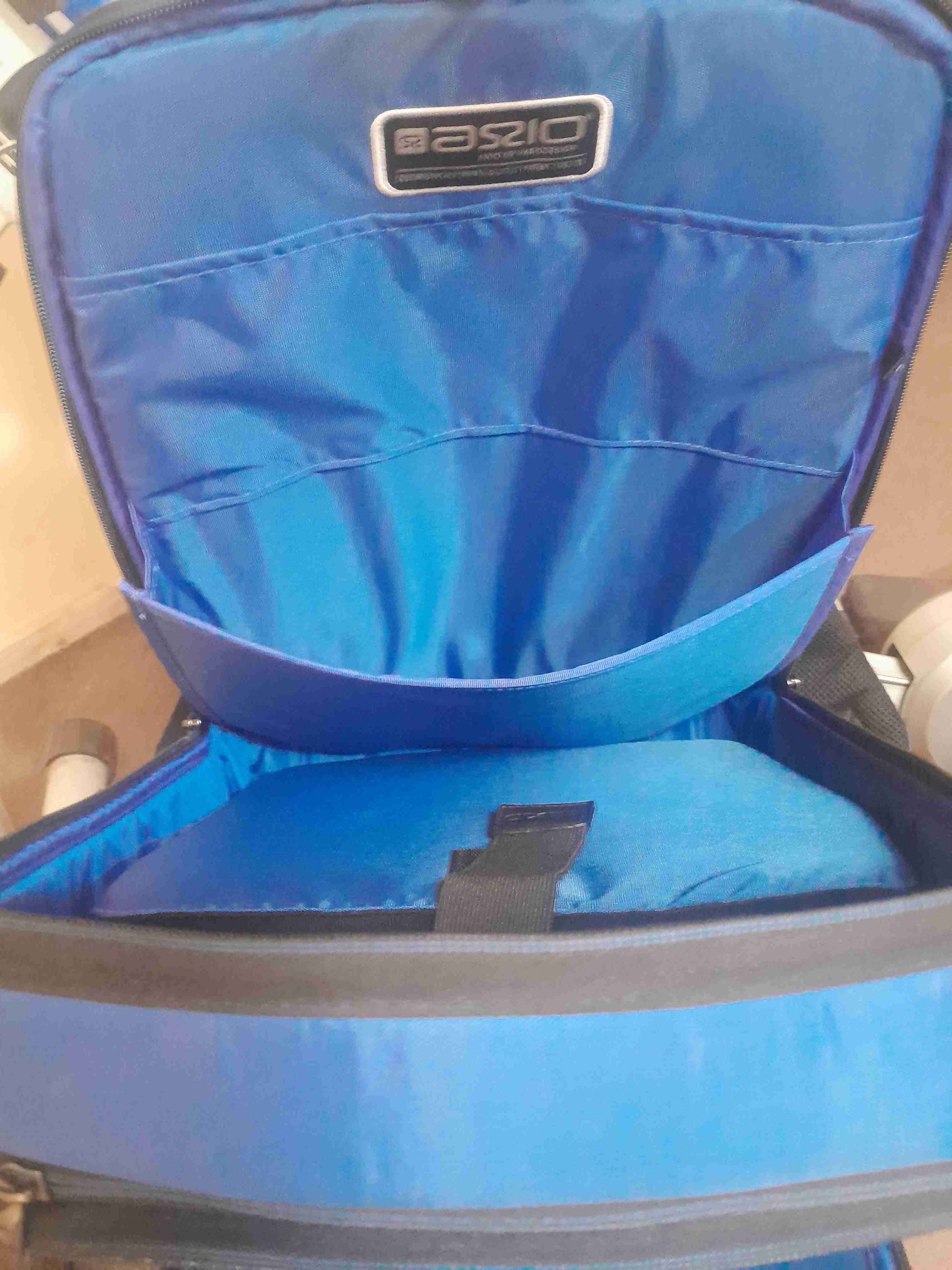 Mochila azul compacta OXIO - miniatura 3