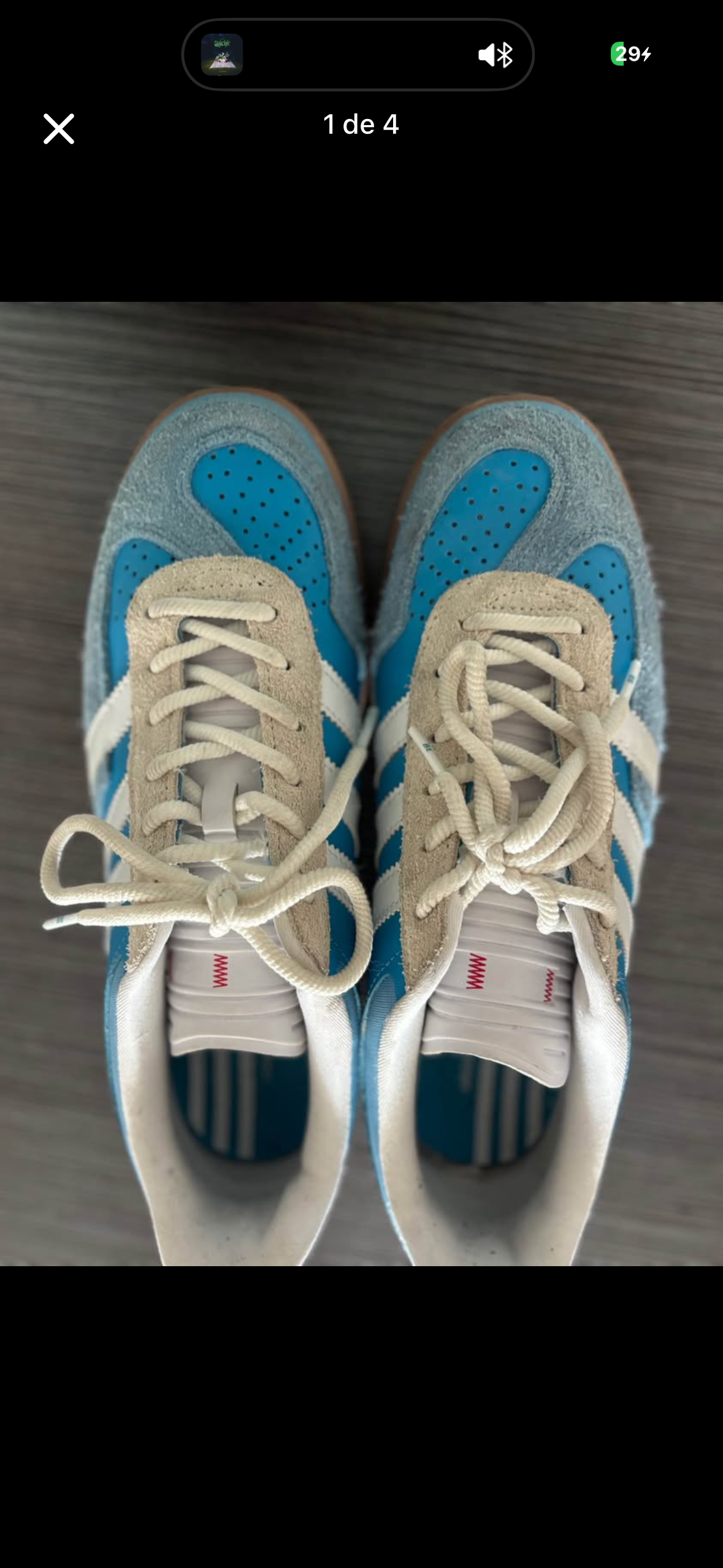 Zapatillas Adidas San Juan azul - miniatura 3