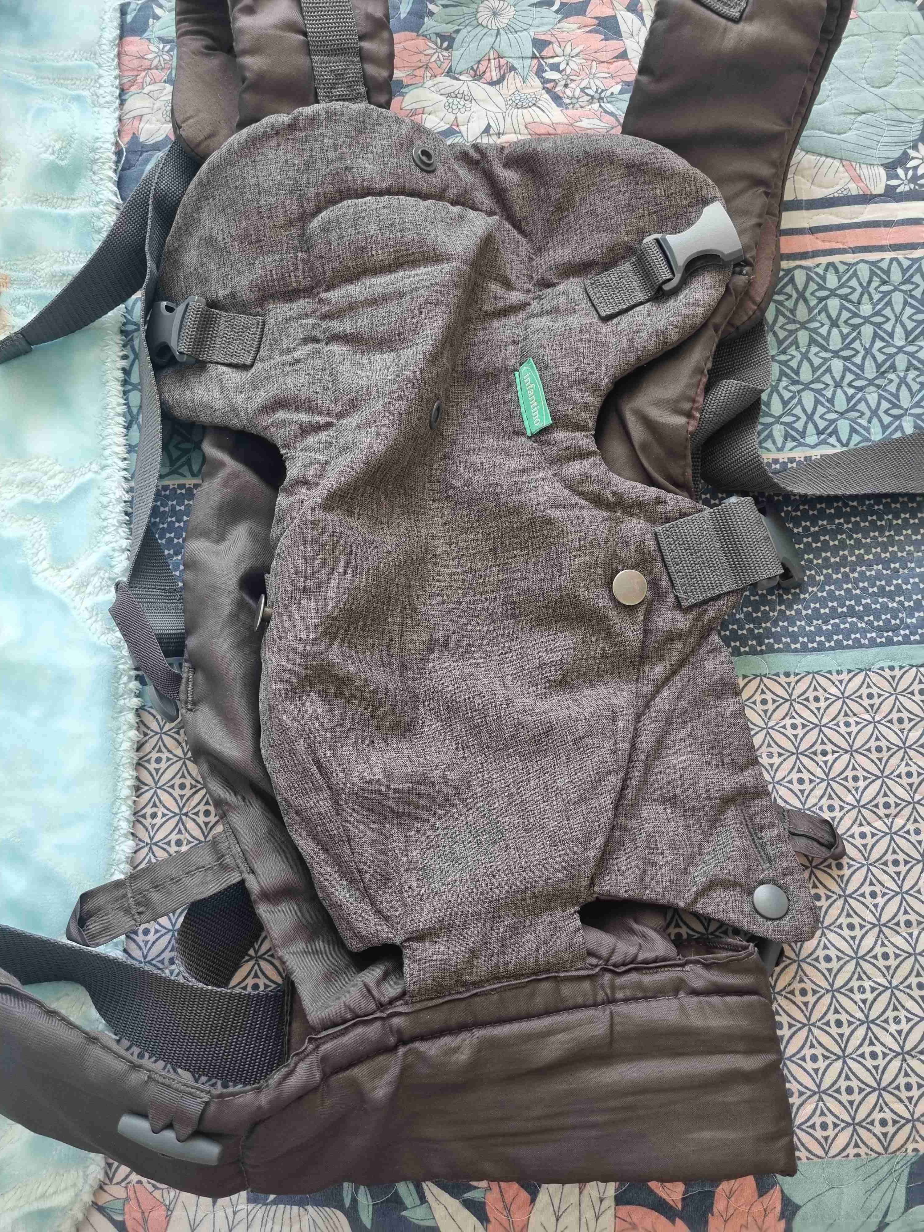 Mochila porta bebé marrón - miniatura 1