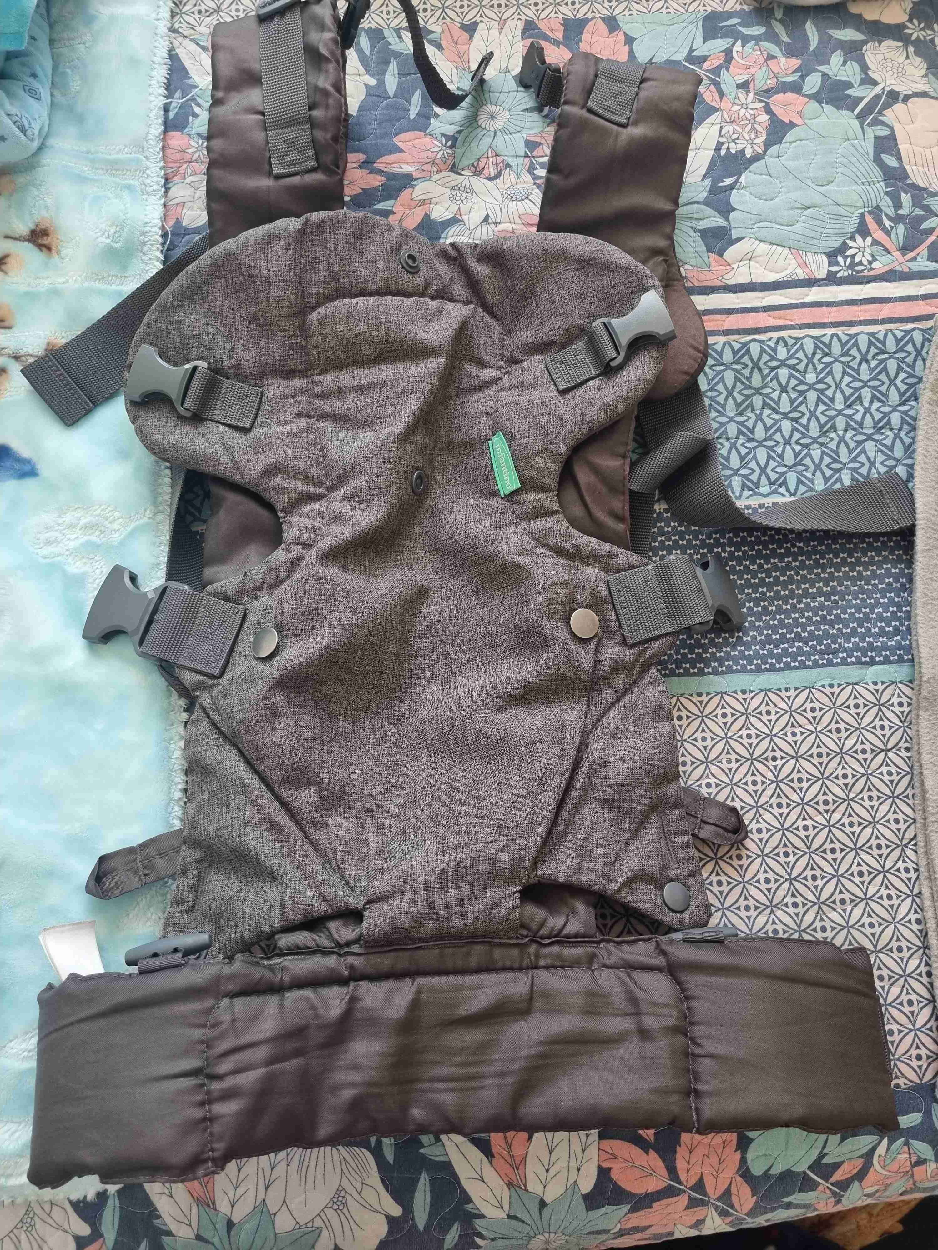 Mochila porta bebé marrón - miniatura 2