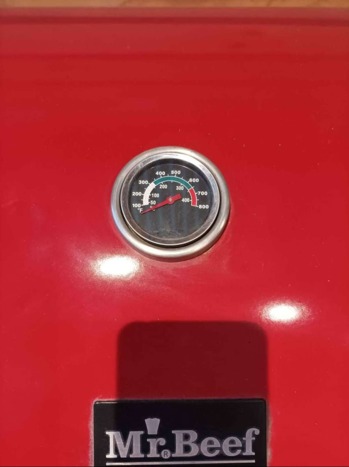Parrilla a gas Mr. Beef roja - miniatura 5
