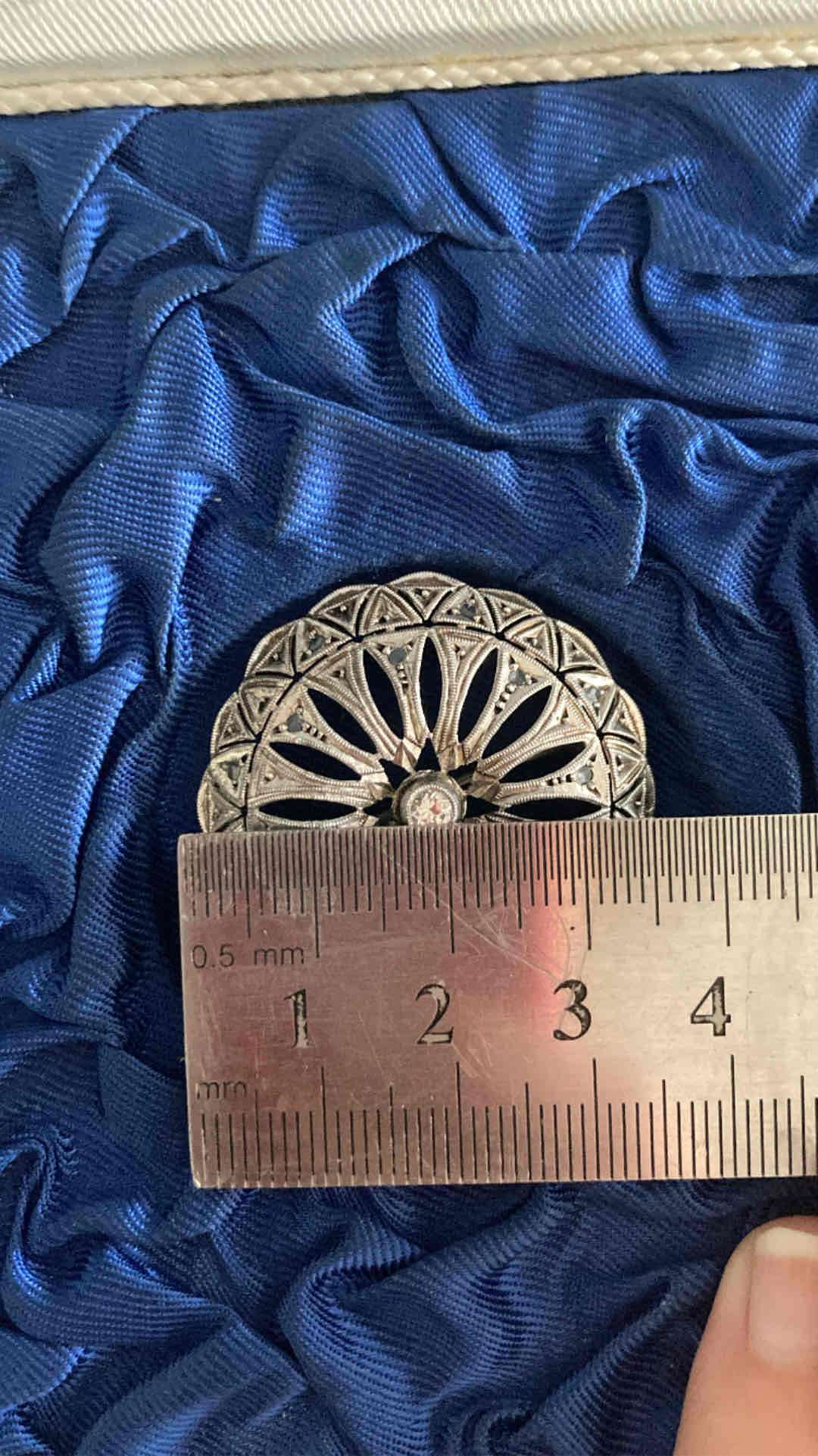 Broche Art Deco Filigrana de Plata - miniatura 2