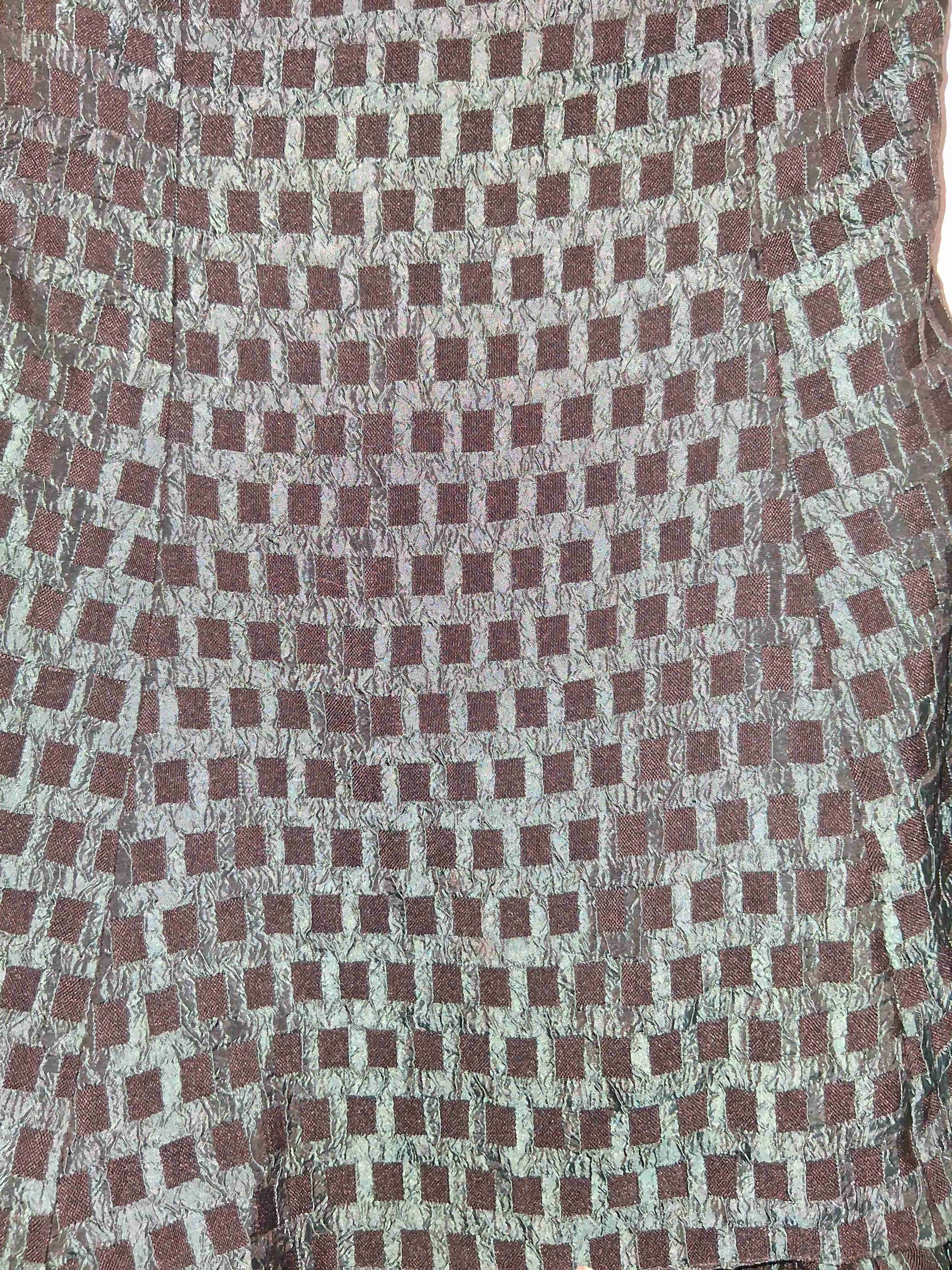 Vestido strapless a cuadros - miniatura 2