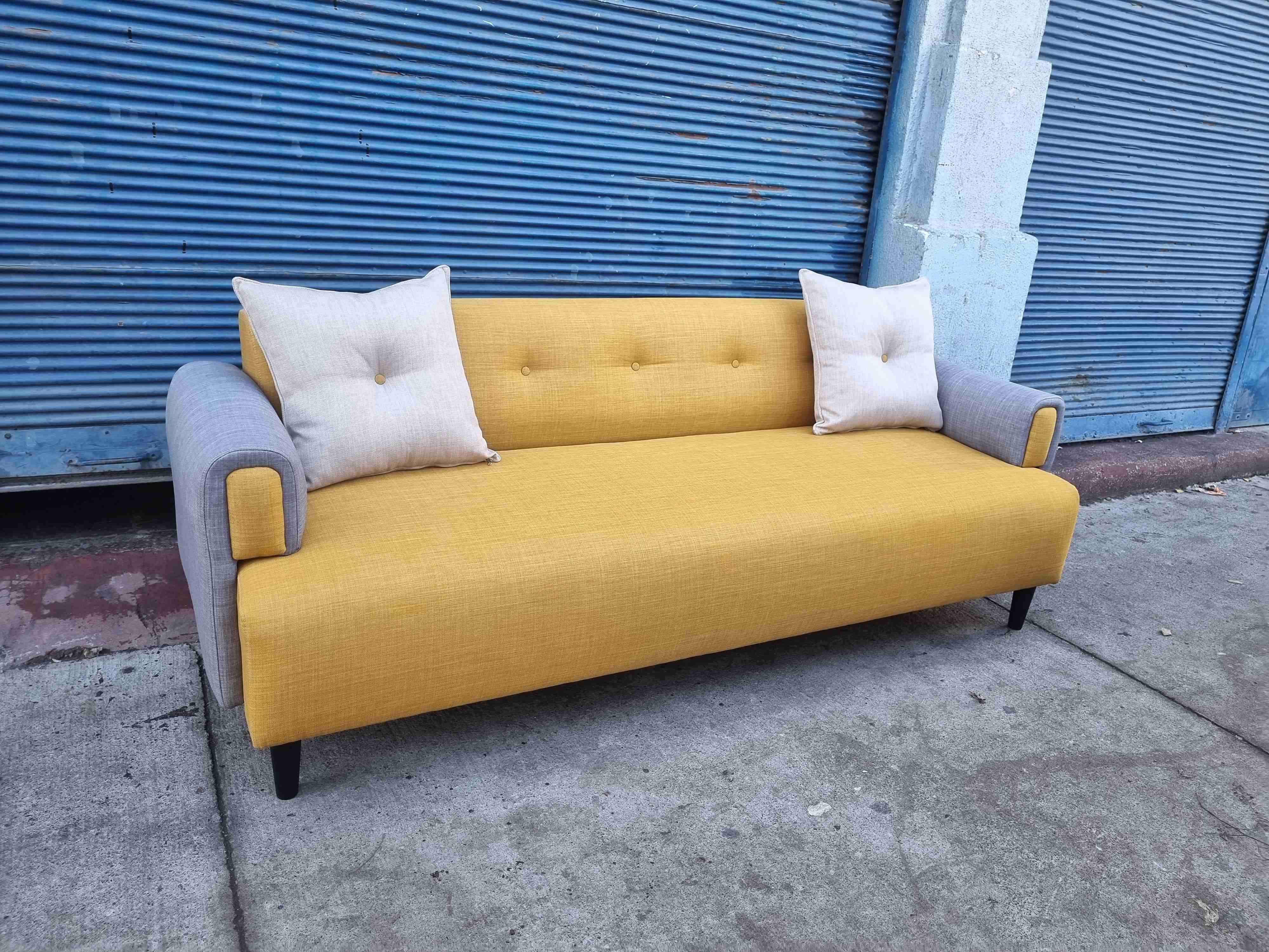 Sofá botone lino - miniatura 2