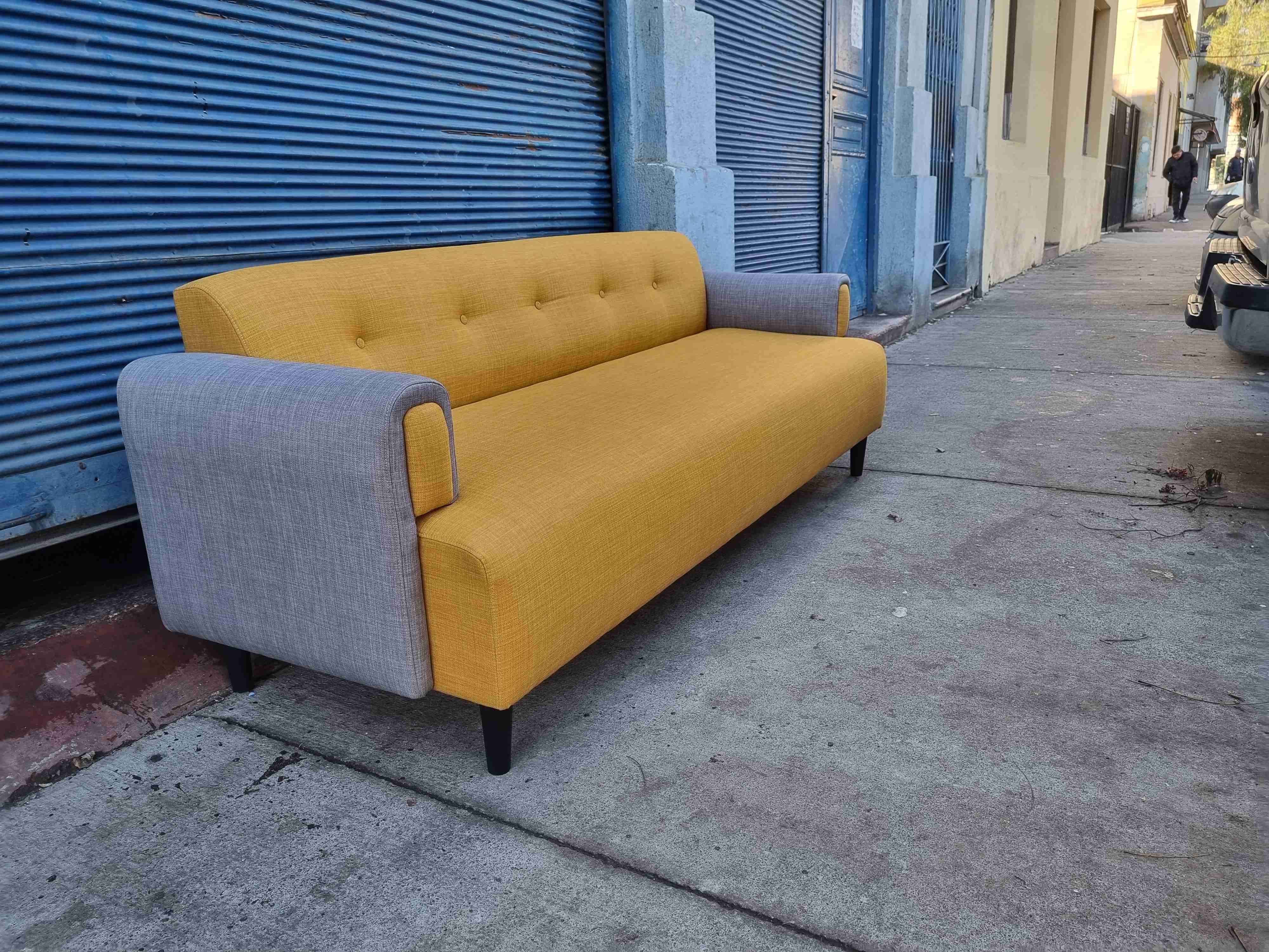 Sofá botone lino - miniatura 4